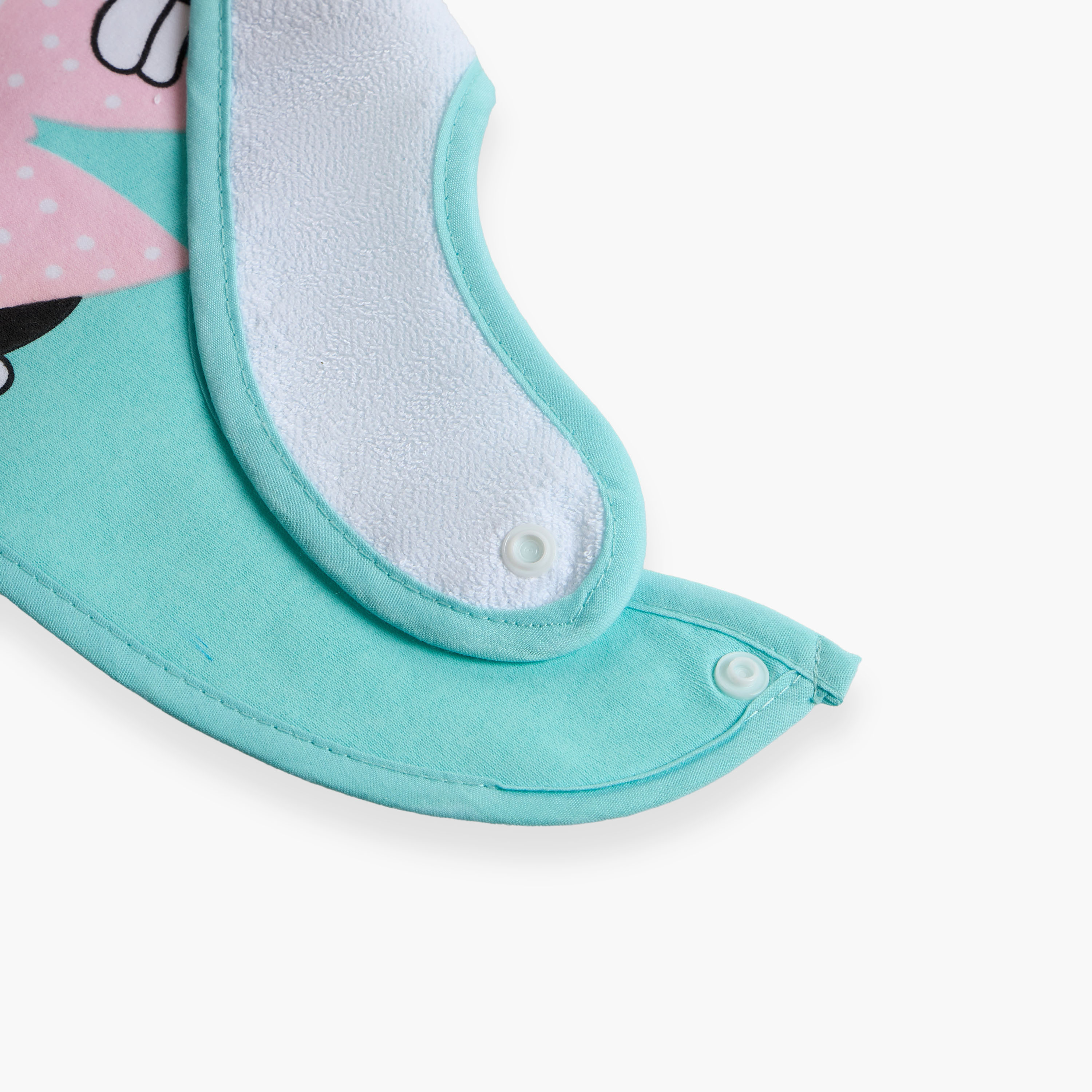 مرايل بطبعات ميني ماوس وأزرار إغلاق من ديزني - طقم 6 قطع-baby-feeding-bibs-image-9