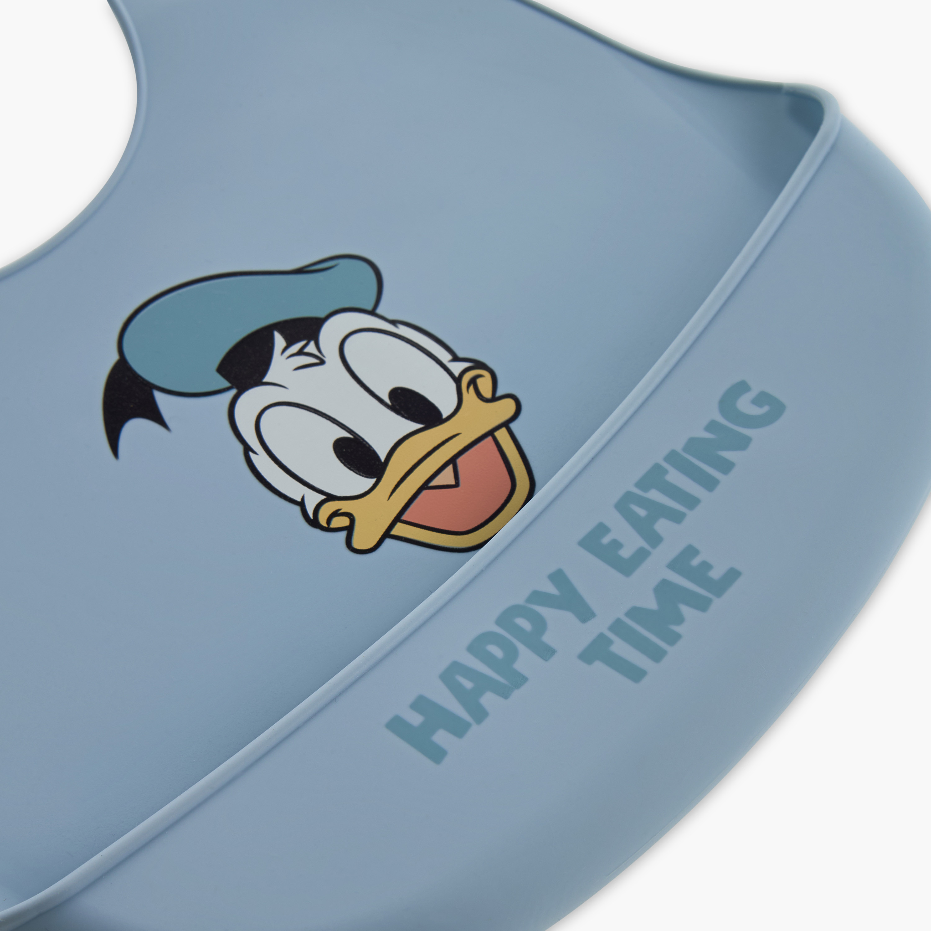Disney Donald Duck Print Silicone Bib-baby-feeding-bibs-image-3