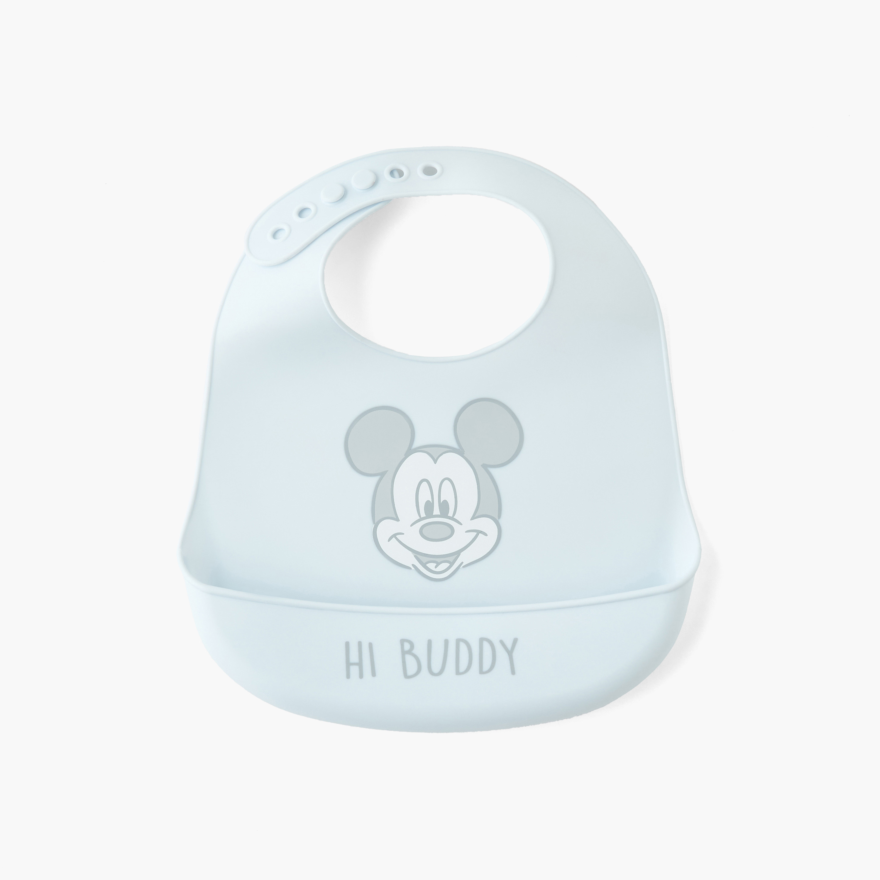 مريلة أطفال بطبعات ميكي ماوس من ديزني-baby-feeding-bibs-image-1