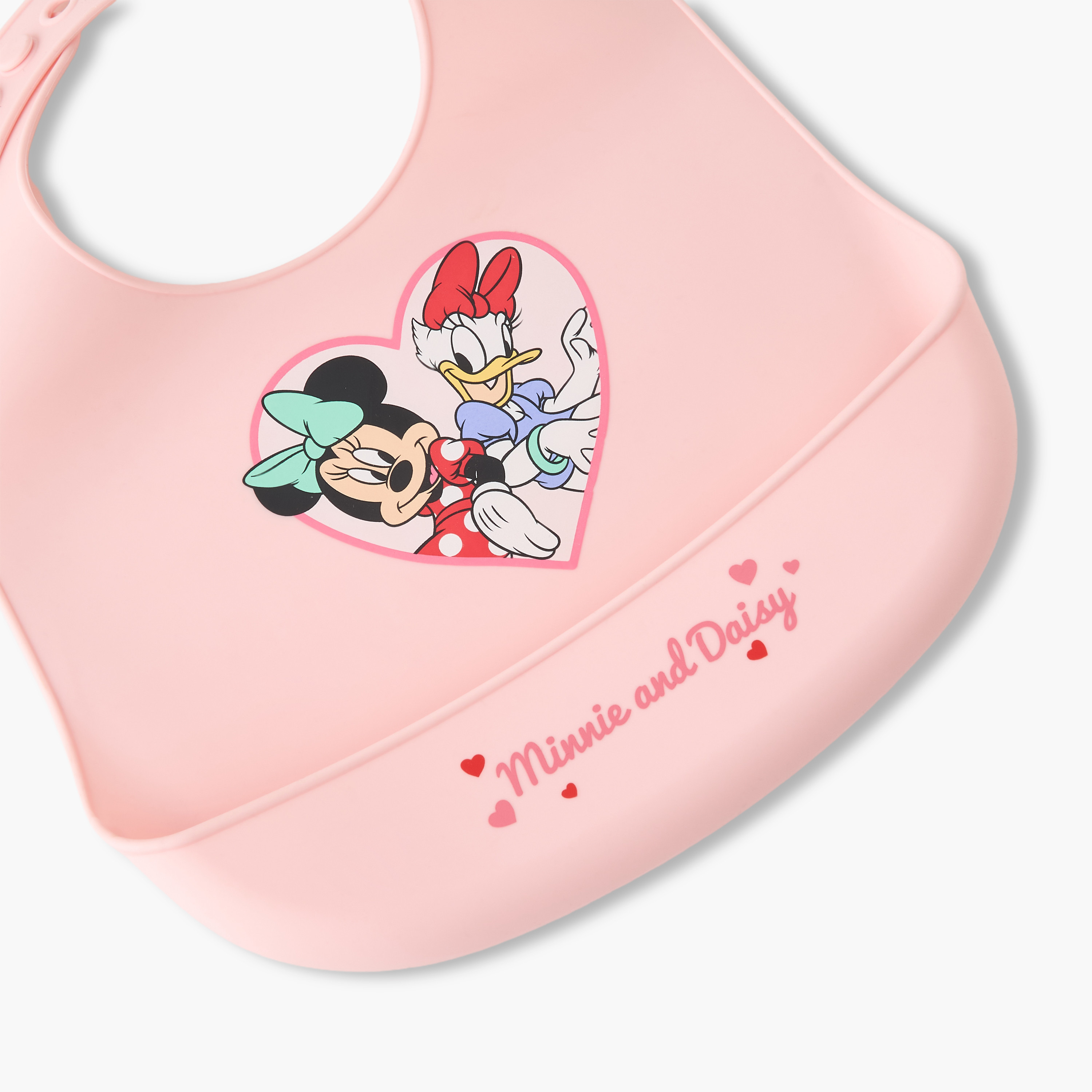 Disney Baby Bib with Minnie Mouse and Daisy Print-baby-feeding-bibs-image-3