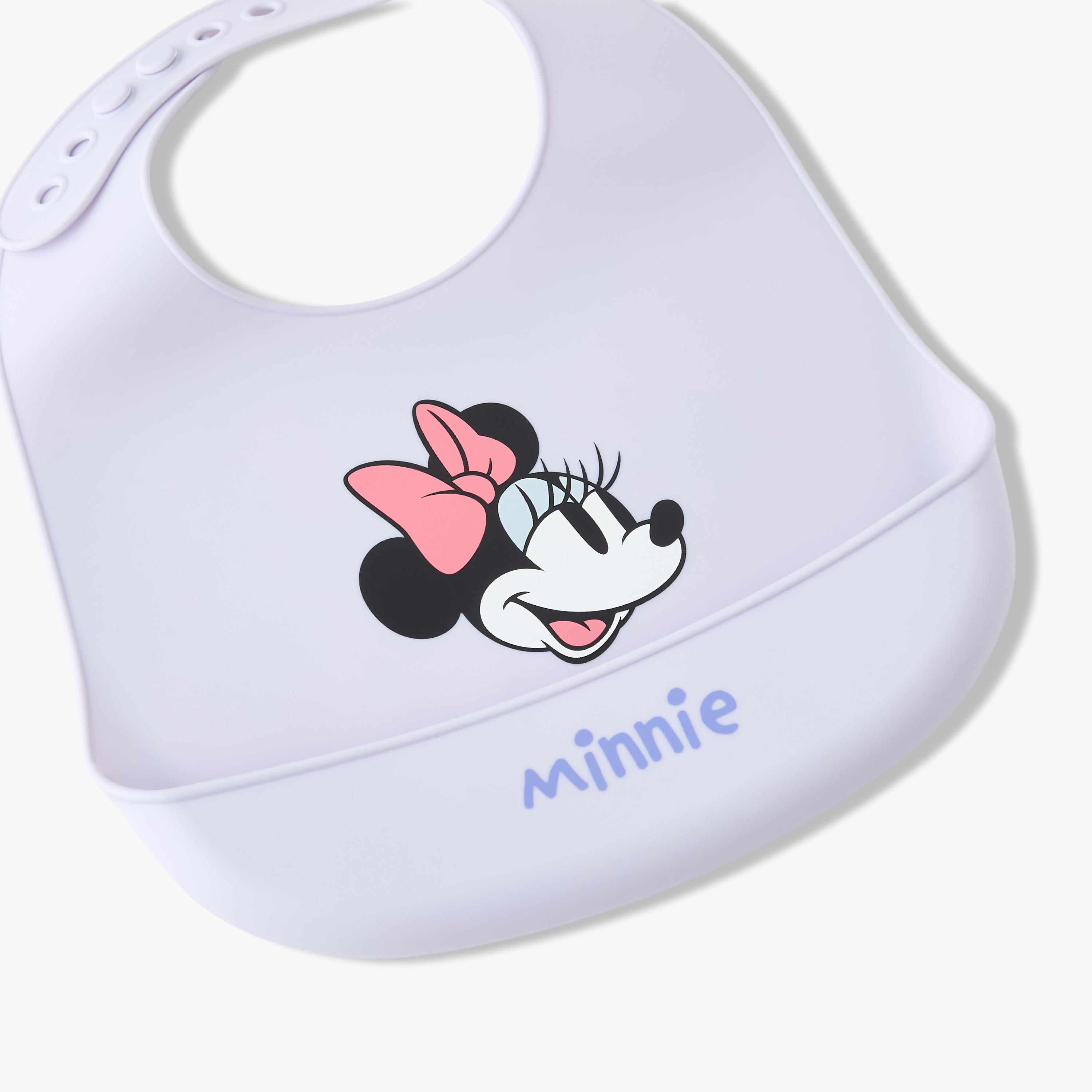 مريلة أطفال بطبعات ميني ماوس من ديزني-baby-feeding-bibs-image-3