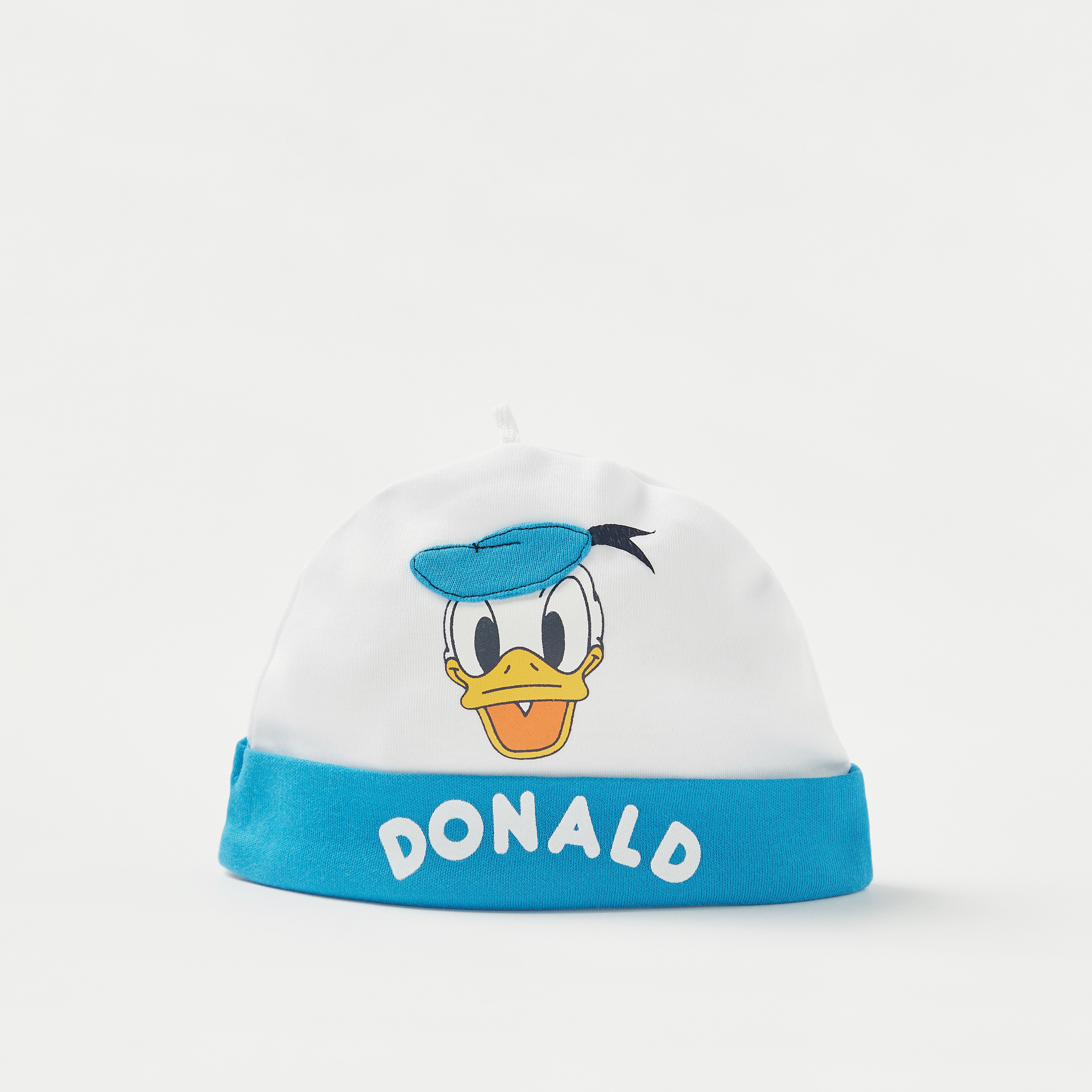 Disney Donald Duck Print Beanie - Set of 2-baby-boys-accessories-caps-image-4