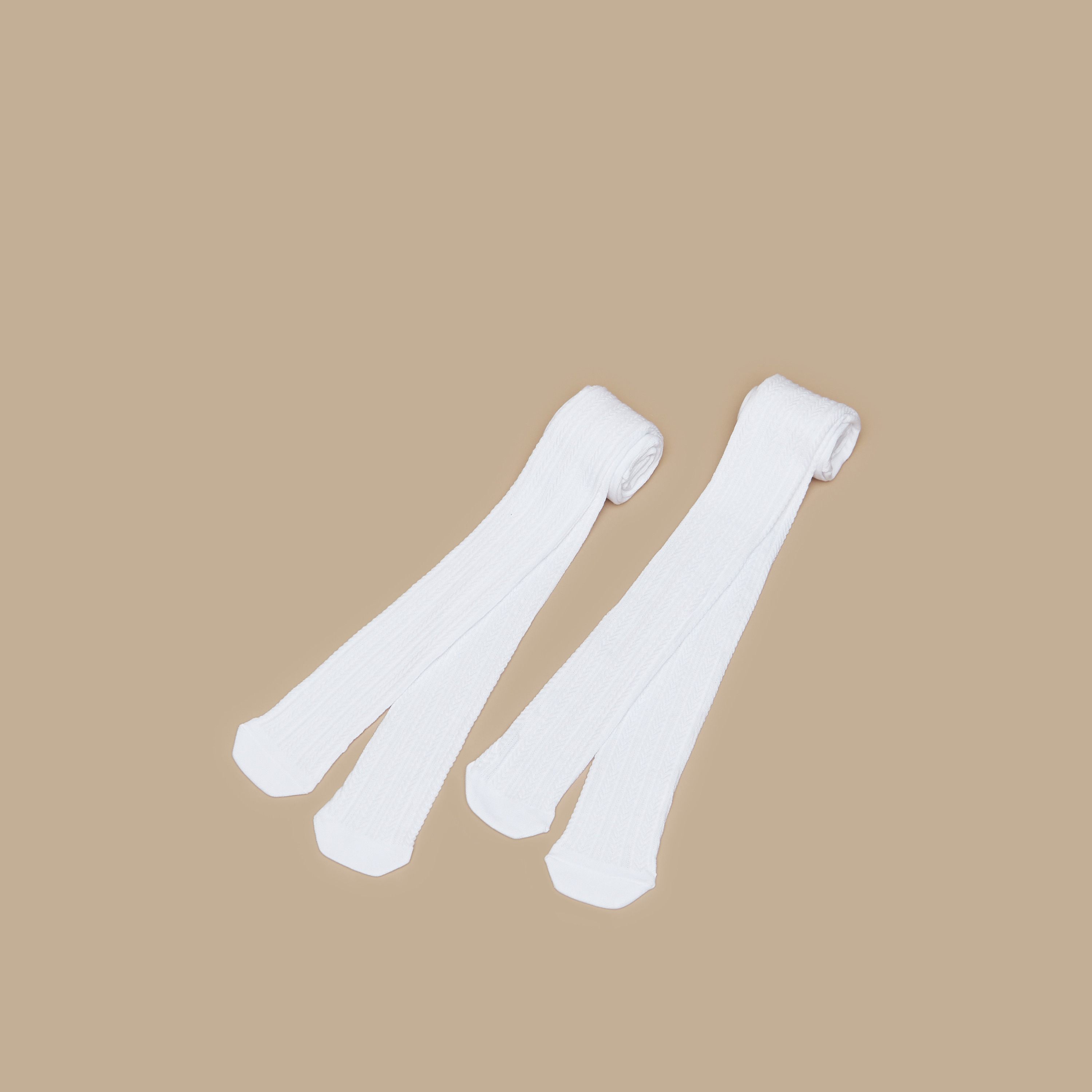 سراويل تحتانية بارزة الملمس من فلورا بيلا - طقم من قطعتين-girls-accessories-socks-image-1