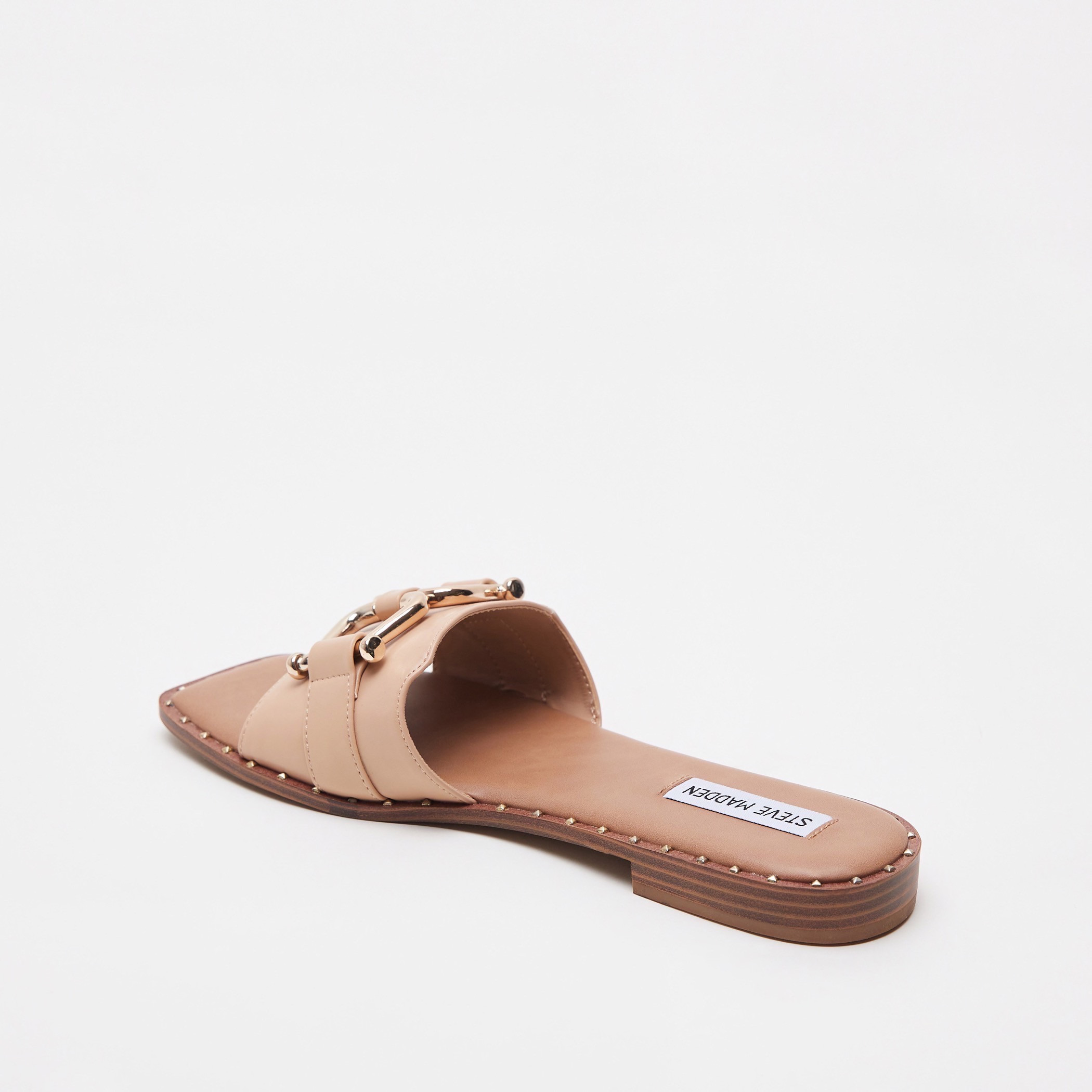 Steve Madden Women's Slip-On Slide Sandals with Gilded Accent-women-shoes-flats-sandals-image-9
