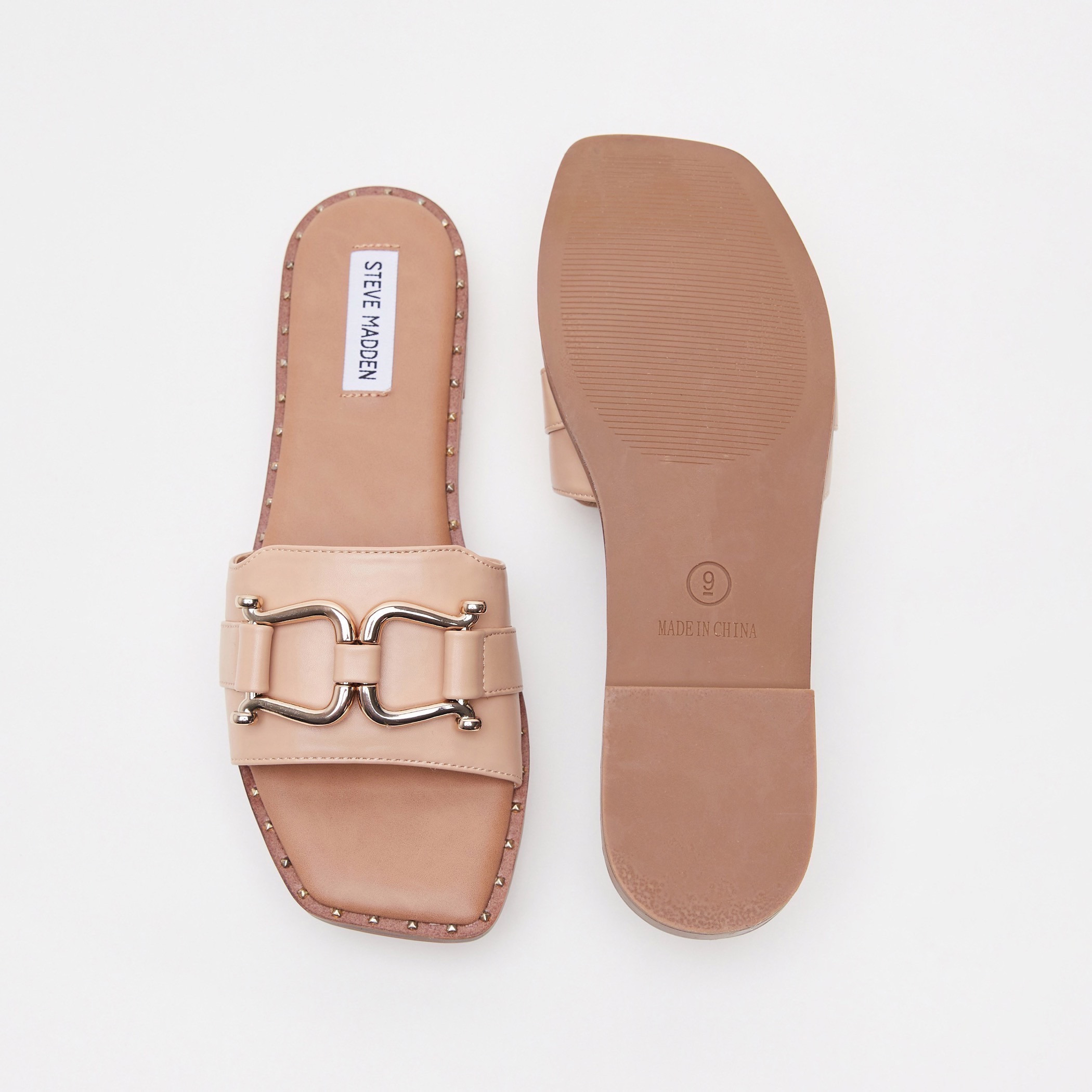 Steve Madden Women's Slip-On Slide Sandals with Gilded Accent-women-shoes-flats-sandals-image-10