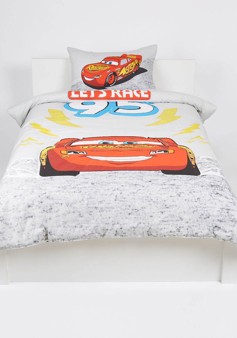Disney Cars Print 3-Piece Comforter Set-Blankets and Throws-image-0