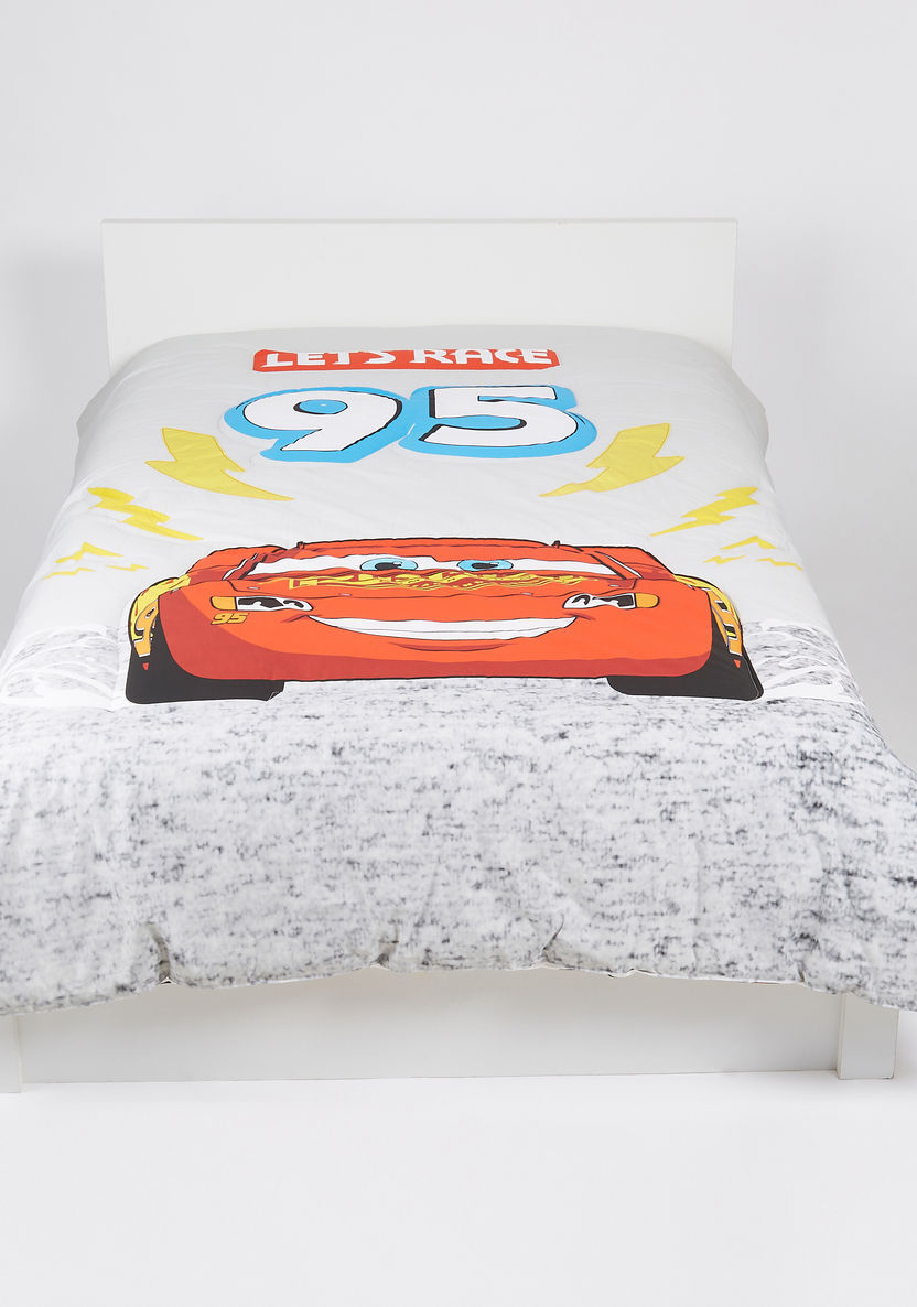 Disney Cars Print 3-Piece Comforter Set-Blankets and Throws-image-1
