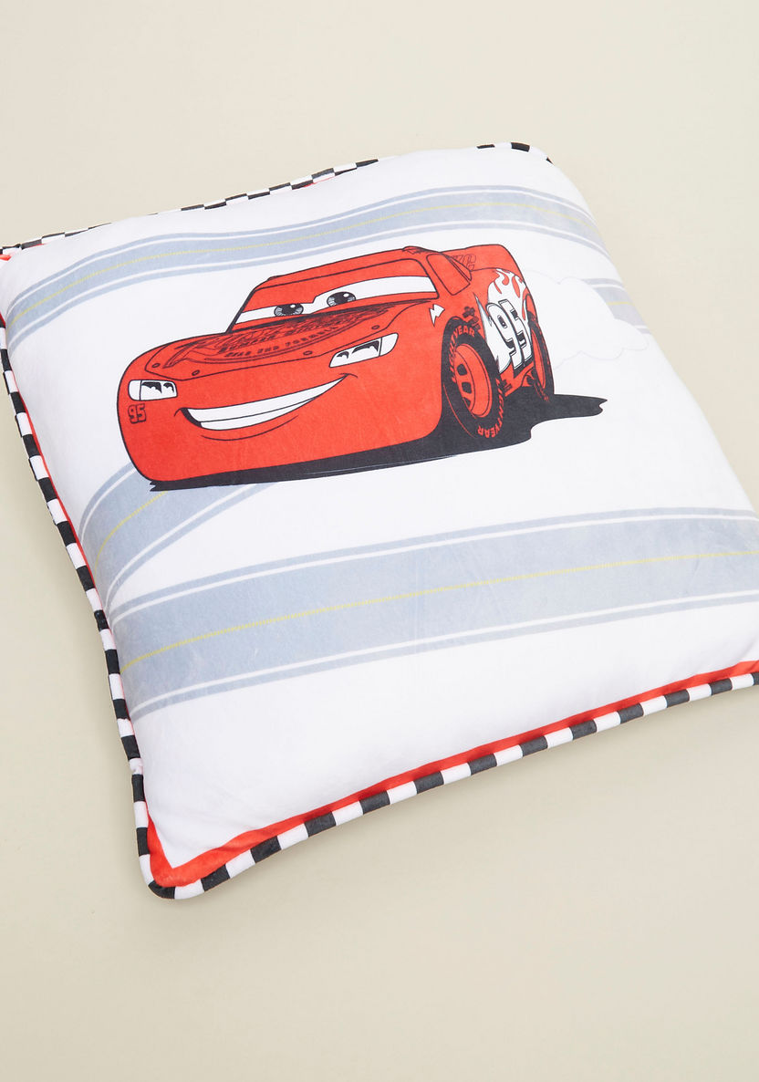 Cars Graphic Print Squre Cushion - 40x40 cms-Toddler Bedding-image-0