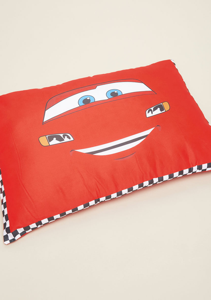 Cars Print Square Cushion - 40x40 cms-Toddler Bedding-image-0