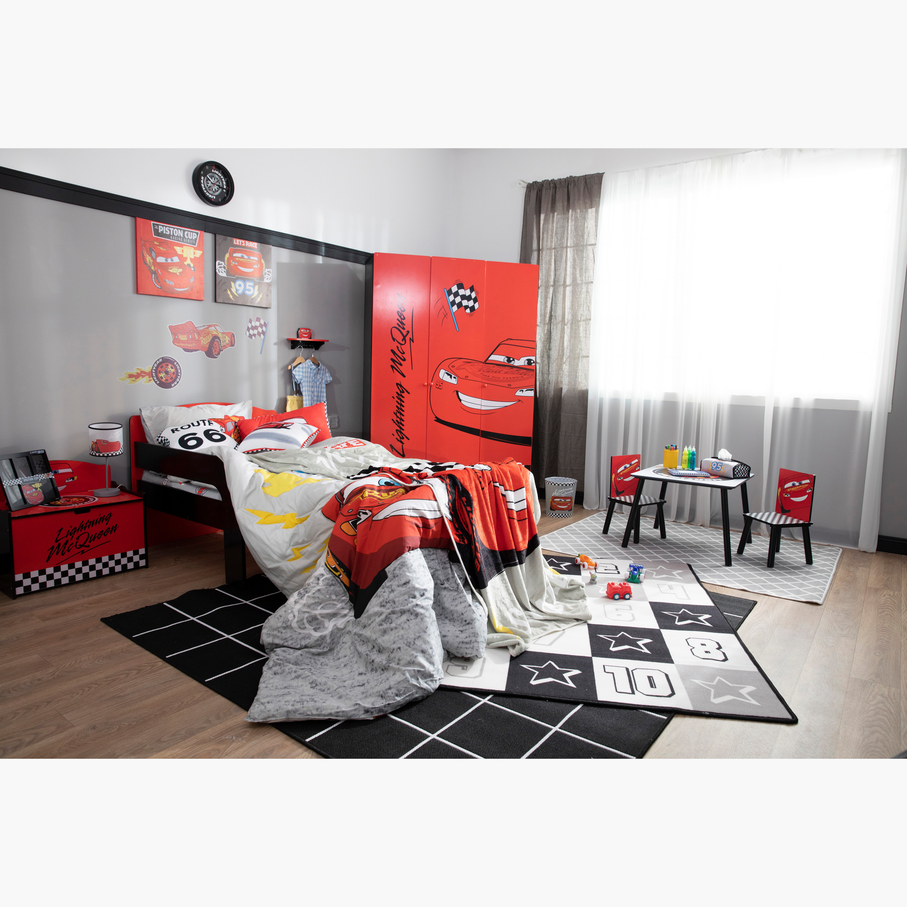 Cars Print Square Cushion - 40x40 cms-baby-nursery-toddlerbedding-image-4