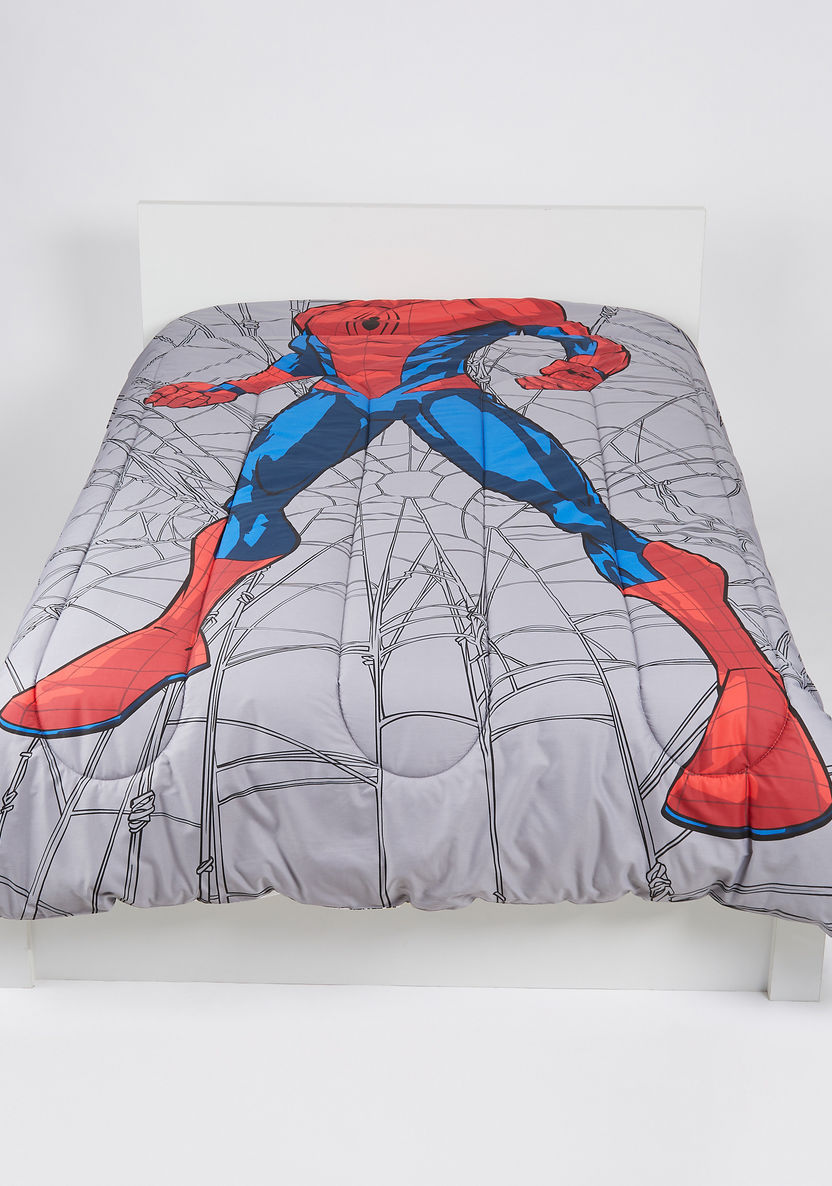 Disney Spider-Man Print 2-Piece Comforter Set-Toddler Bedding-image-1