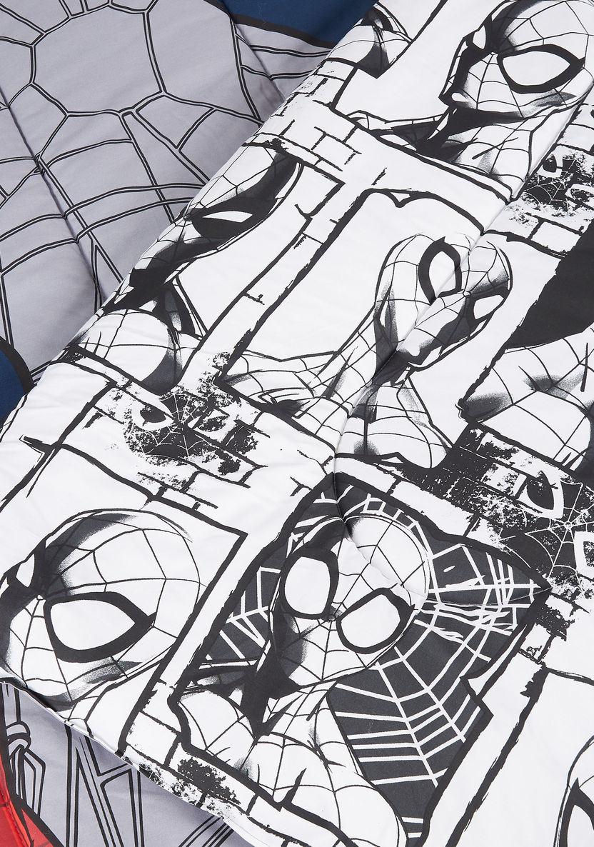 Disney Spider-Man Print 2-Piece Comforter Set-Toddler Bedding-image-3