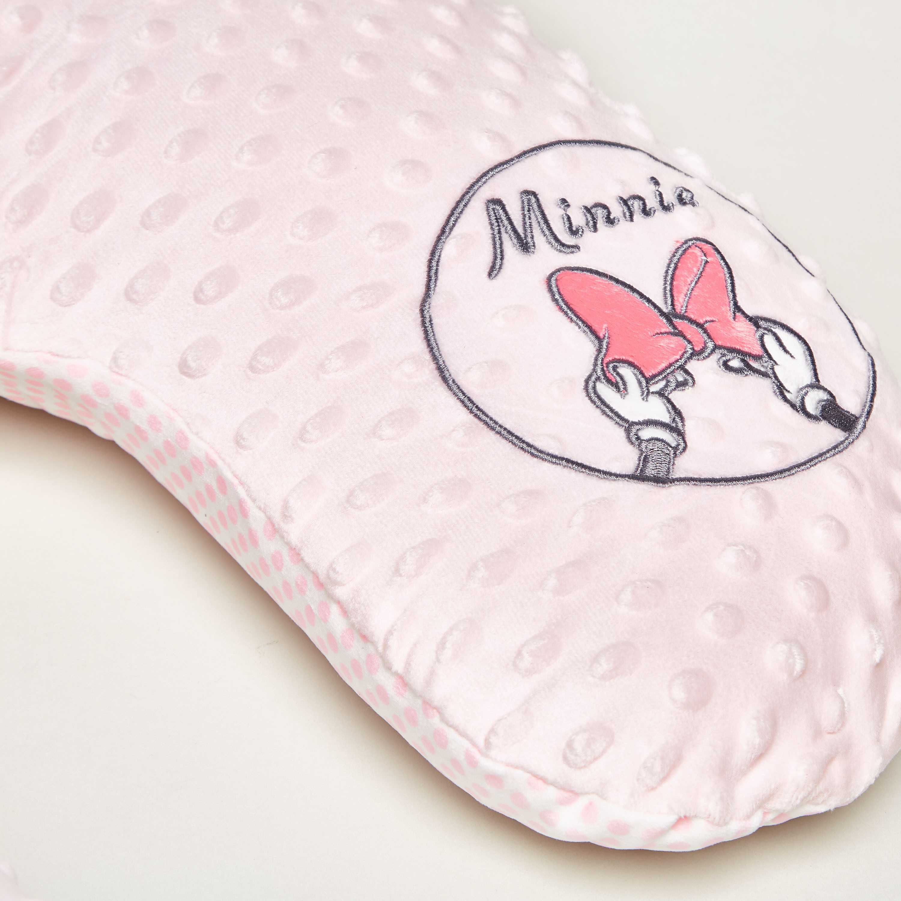 Disney Minnie Mouse Print Textured Feeding Pillow - 60x48 cms-baby-feeding-breastfeedingandcare-image-4