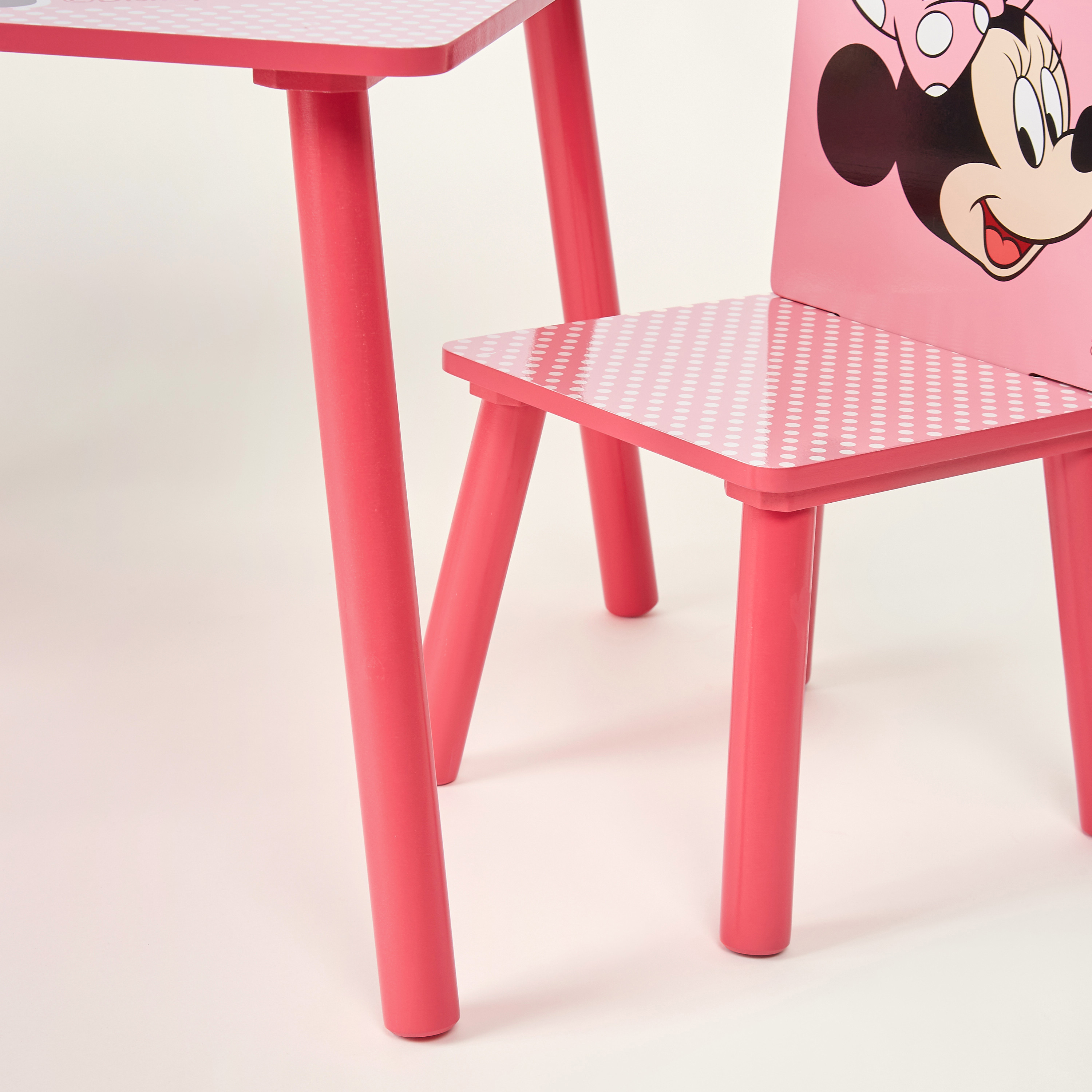 Disney minnie mouse online table and chair set