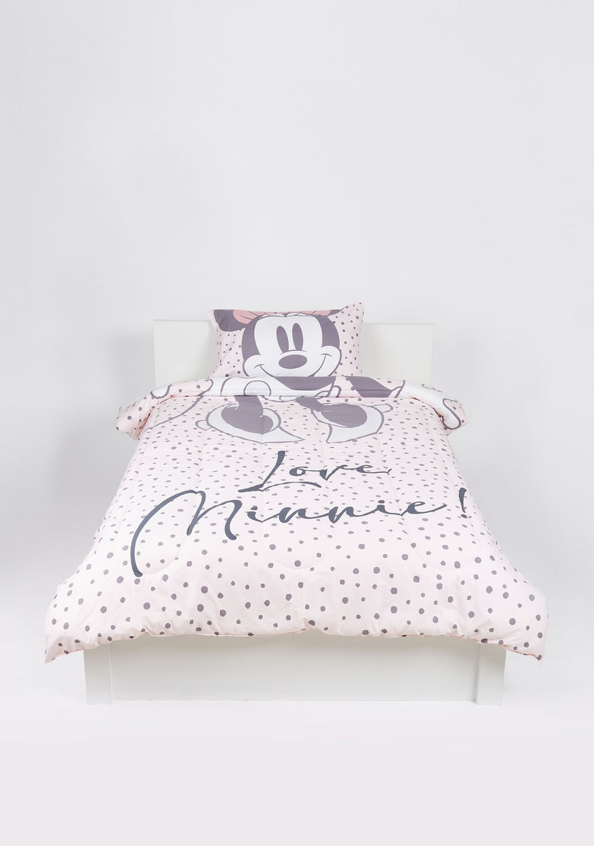 Disney Minnie Mouse Print 2-Piece Comforter Set-Toddler Bedding-image-0