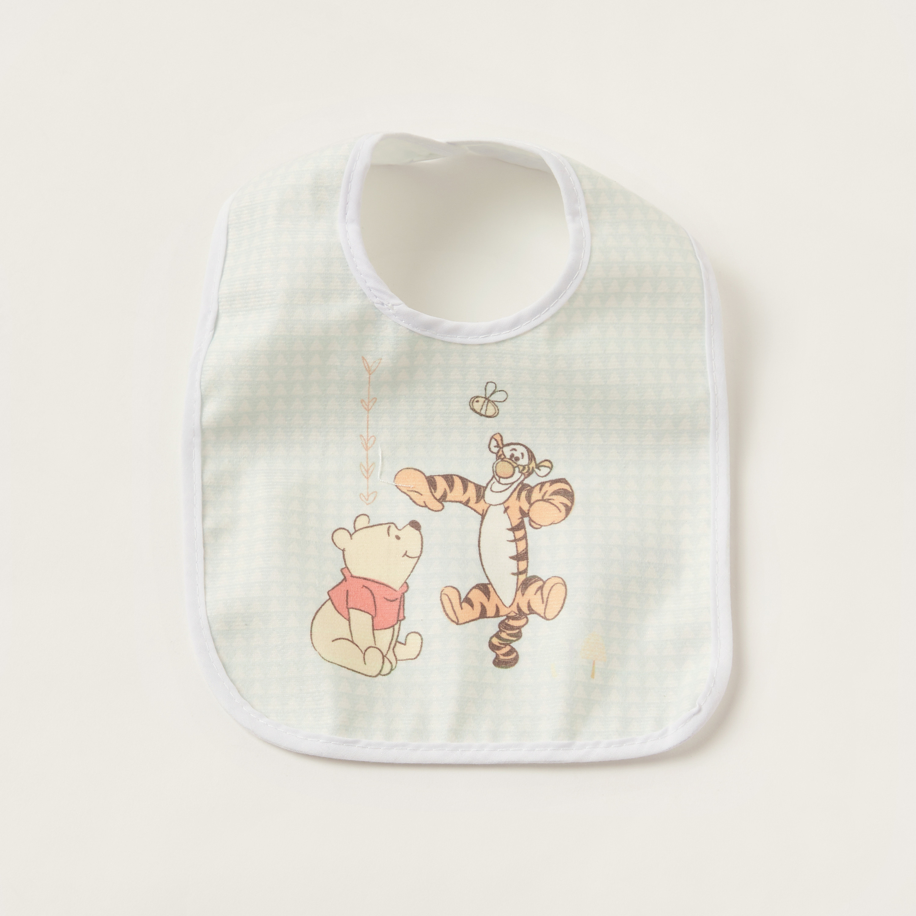 Disney Winnie the Pooh Print Bib with Snap Button Closure - Set of 6-baby-feeding-bibs-image-2