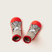Snoopy Printed Sneaker Booties with Cuffed Hem-Booties-thumbnail-0