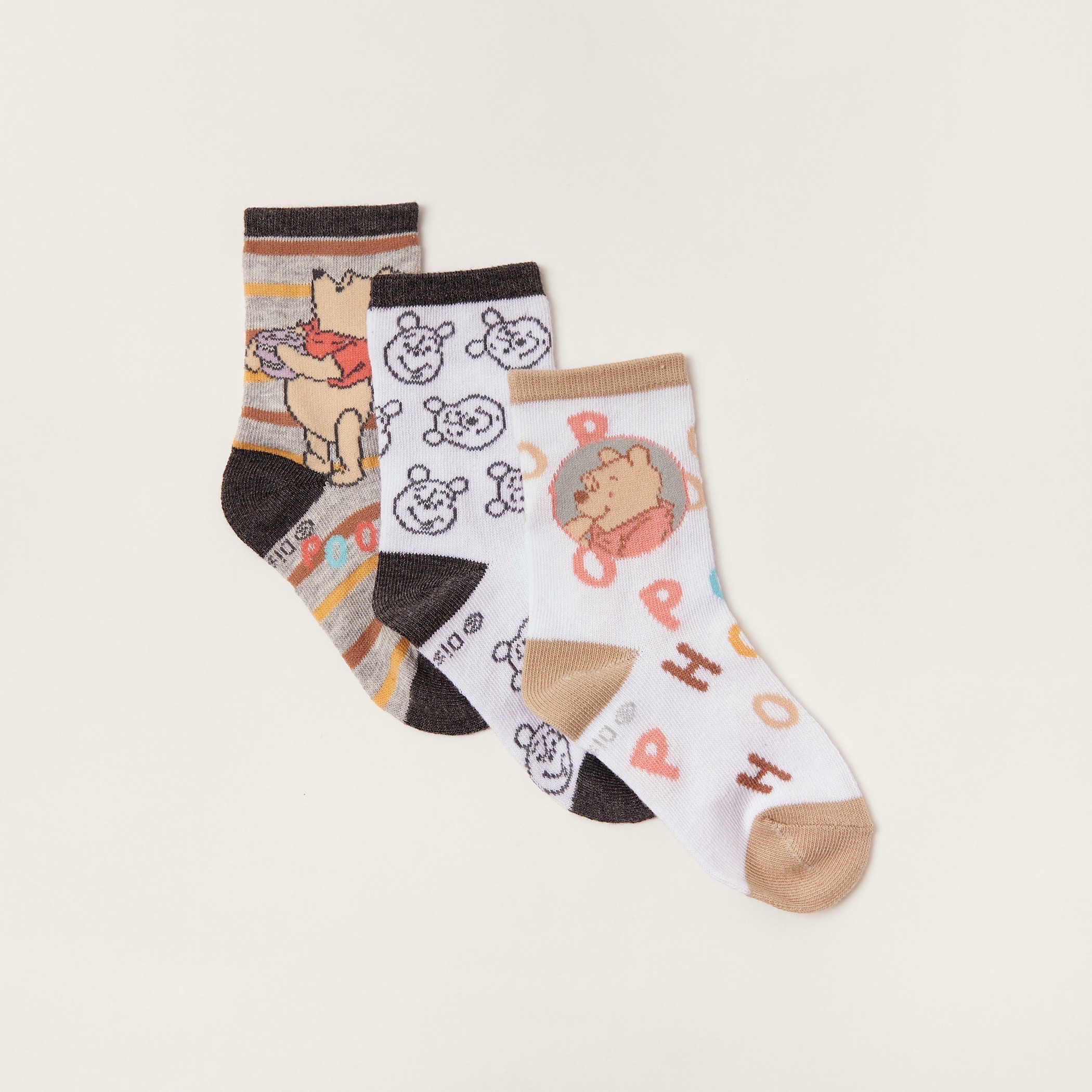 جوارب بطبعات ويني ذي بو من ديزني - طقم من 3-baby-boys-accessories-socks-image-2