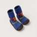 Superman Printed Booties with Cuffed Hem-Booties-thumbnail-1