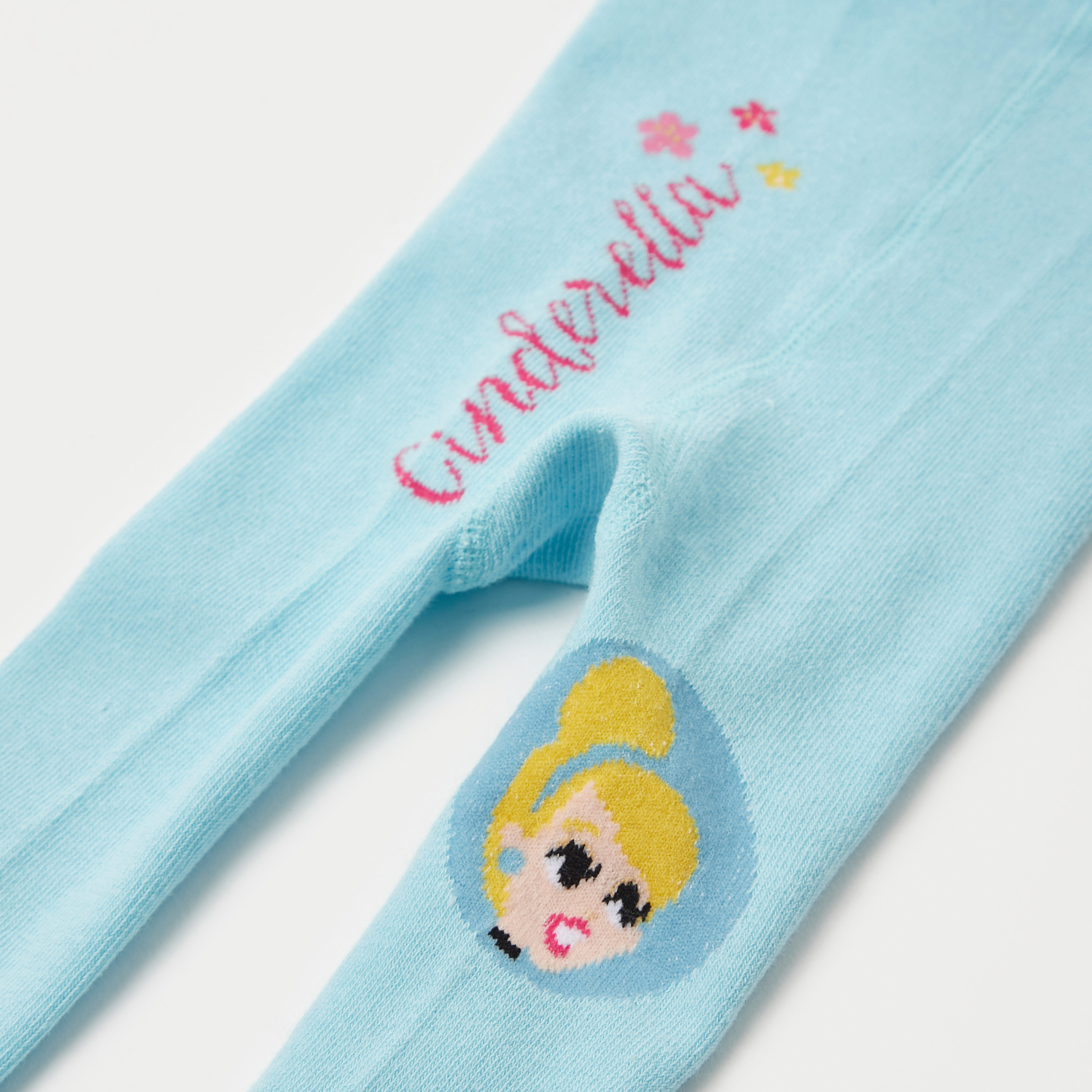Disney Princess Print Tights-baby-girls-accessories-socks-image-2