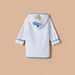 Disney Donald Duck Embroidered Bathrobe with Hood and Tie-Up Belt-Towels and Flannels-thumbnailMobile-3