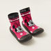 Minnie Mouse Graphic Print Booties with Cuffed Hem-Booties-thumbnail-1
