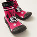 Minnie Mouse Graphic Print Booties with Cuffed Hem-Booties-thumbnail-2
