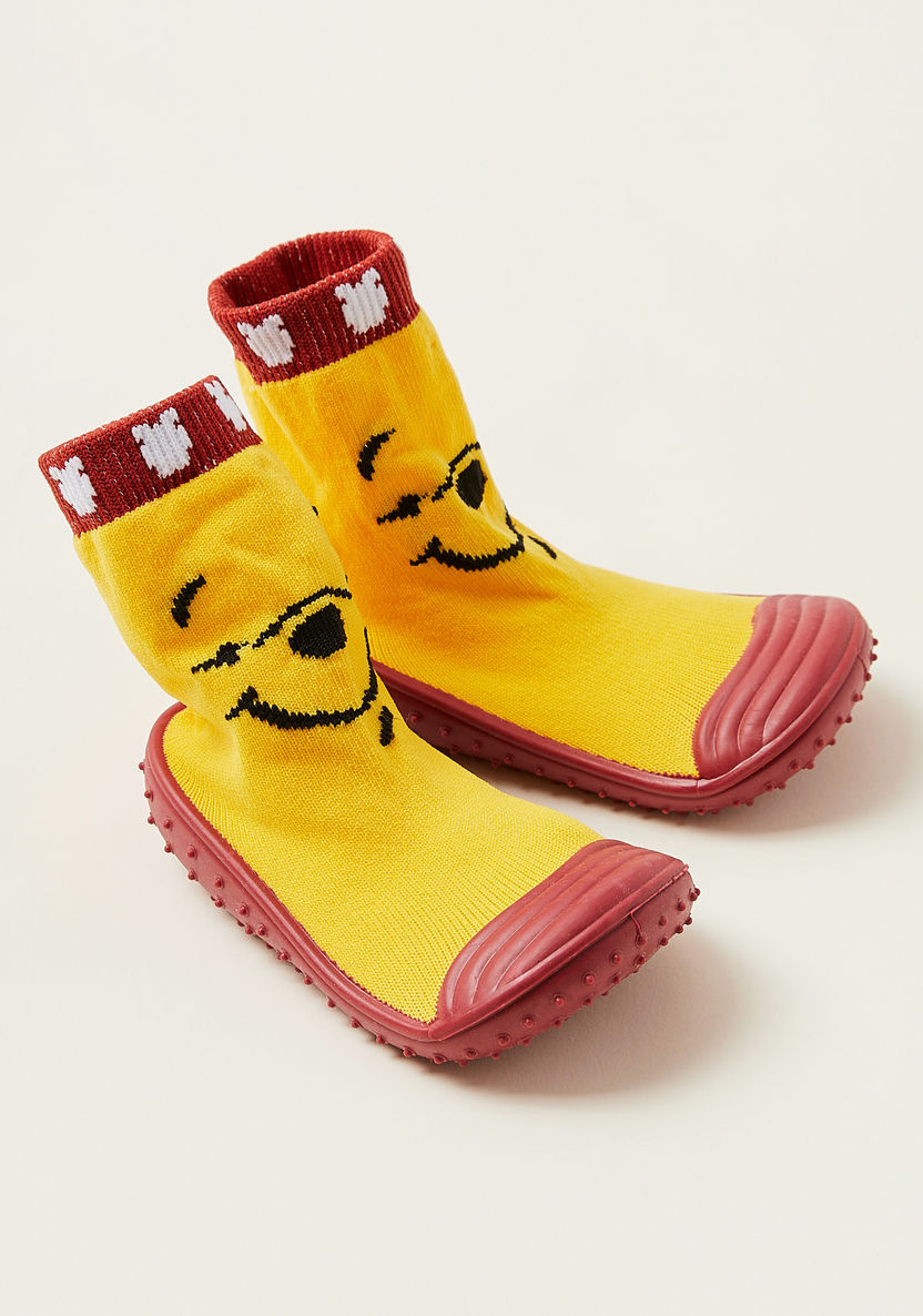 Disney Winnie the Pooh Print Sneaker Booties-Booties-image-1