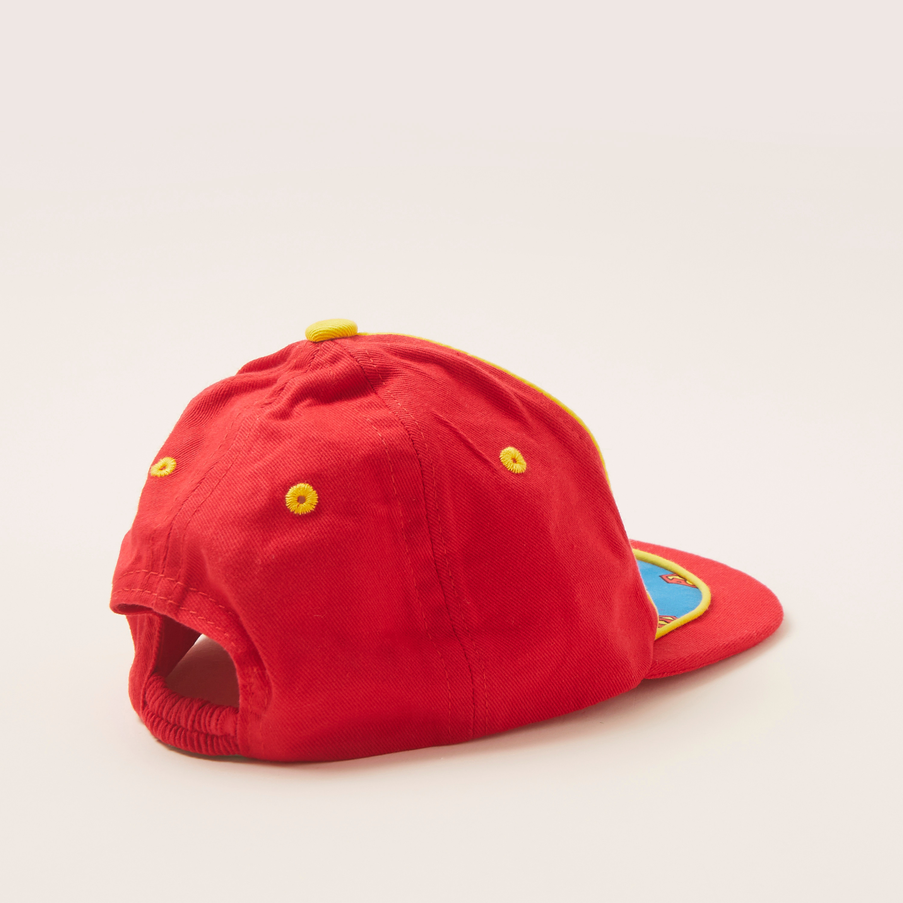 قبعة كاب بشريط مطّاطي وطبعات سوبر مان-baby-boys-accessories-caps-image-4