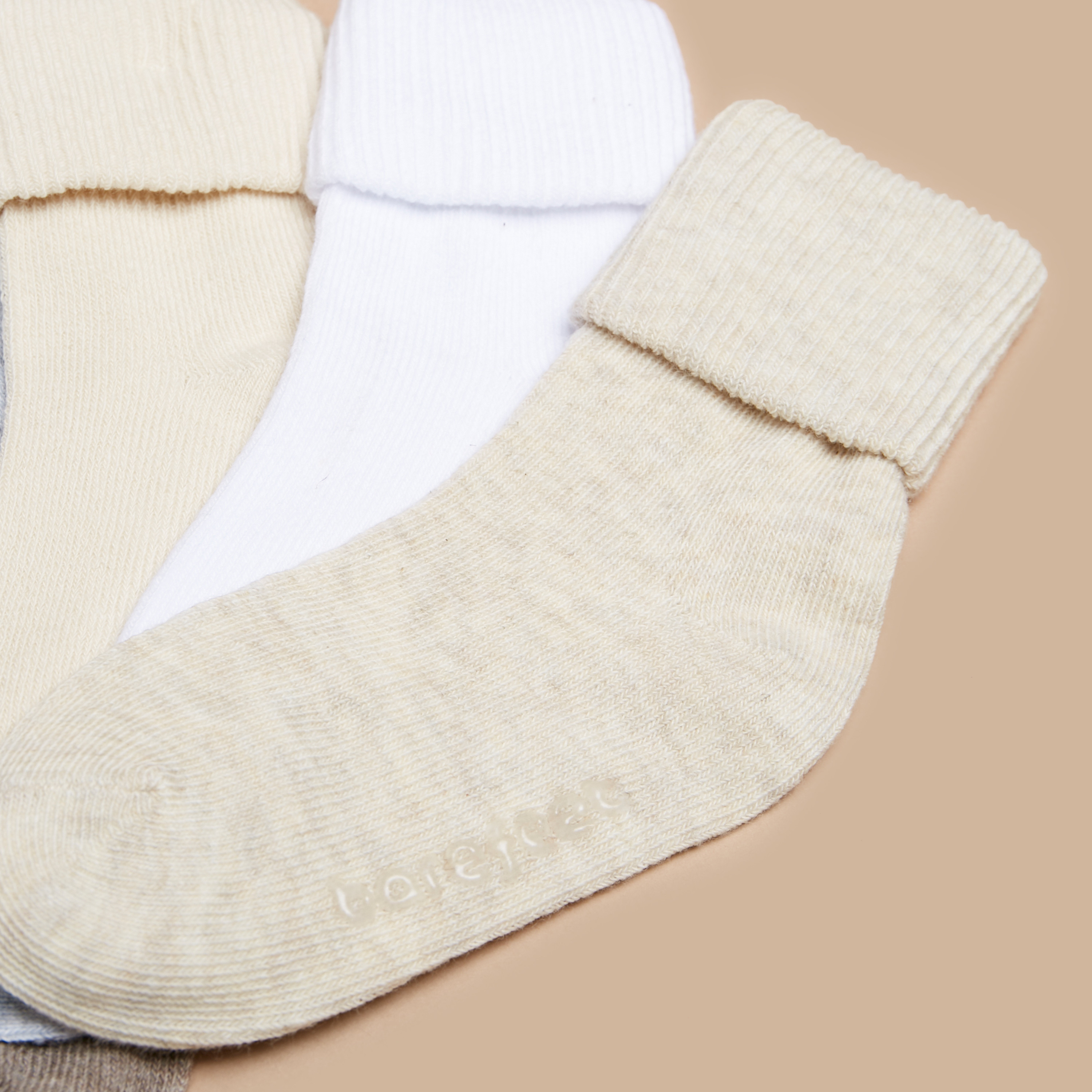 Barefeet Ribbed Ankle Length Socks - Set of 5-girls-accessories-socks-image-10