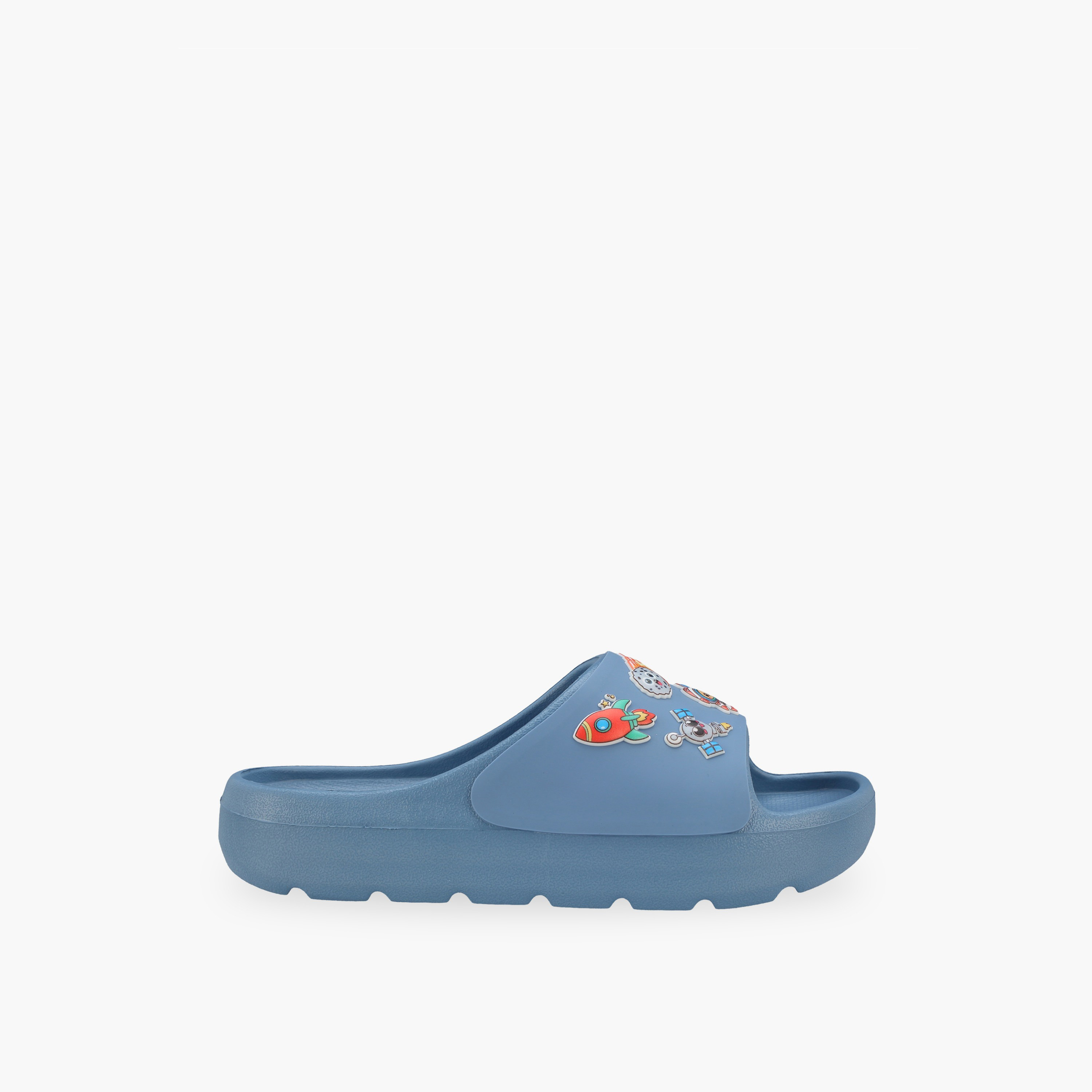 Aqua Boys Space Print Slides-boys-shoes-flipflopsandslides-image-2