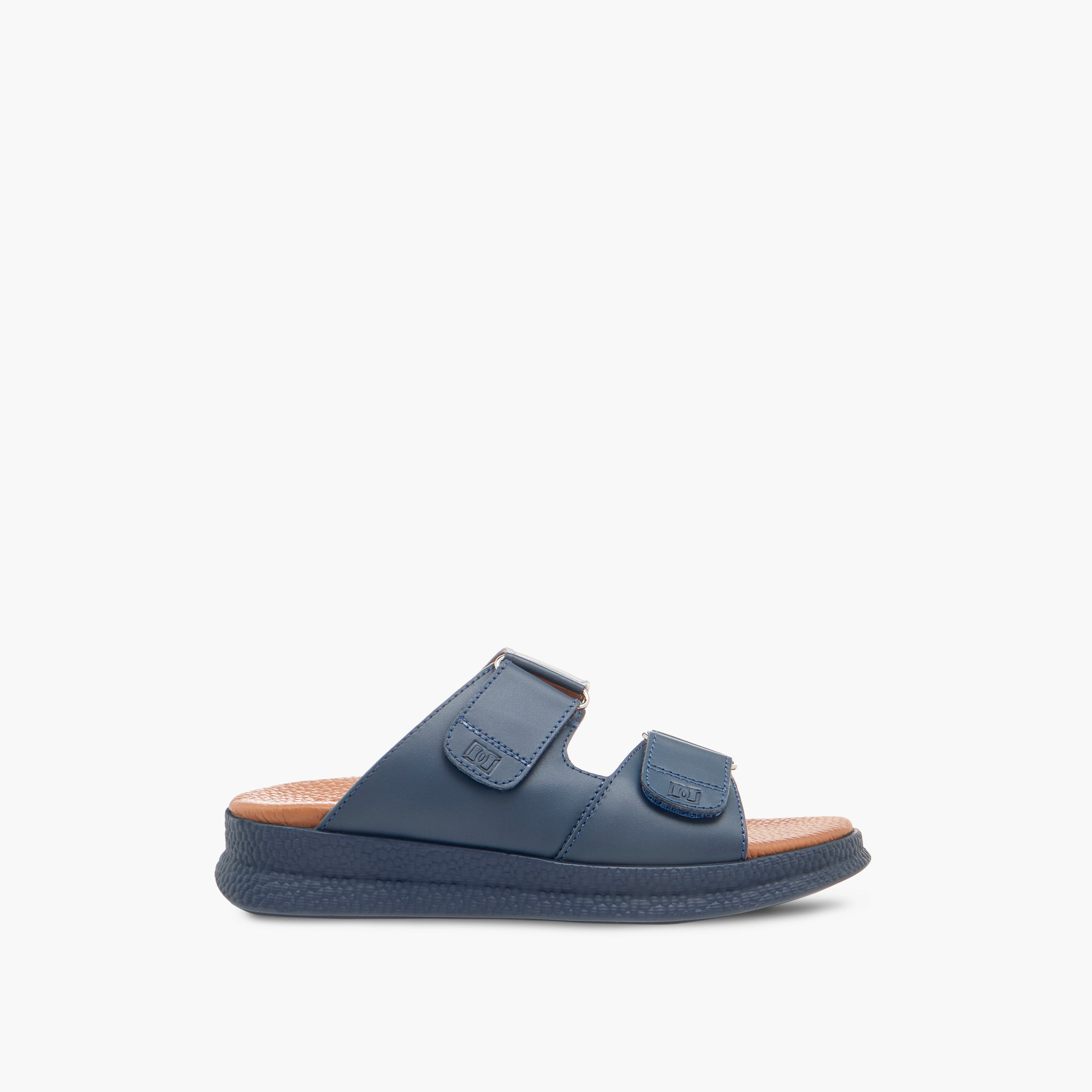 Mister Duchini Buckle Accent Slip-On Arabic Sandals-boys-shoes-sandals-image-2