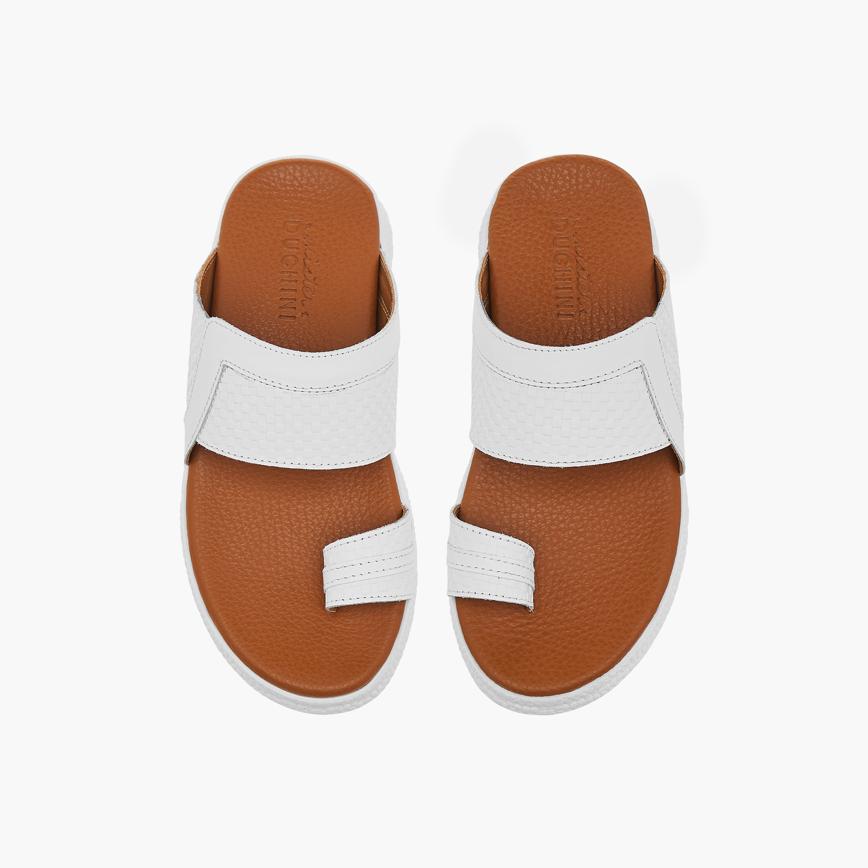 Mister Duchini Textured Slip-On Arabic Sandals with Toe Loop-boys-shoes-sandals-image-1