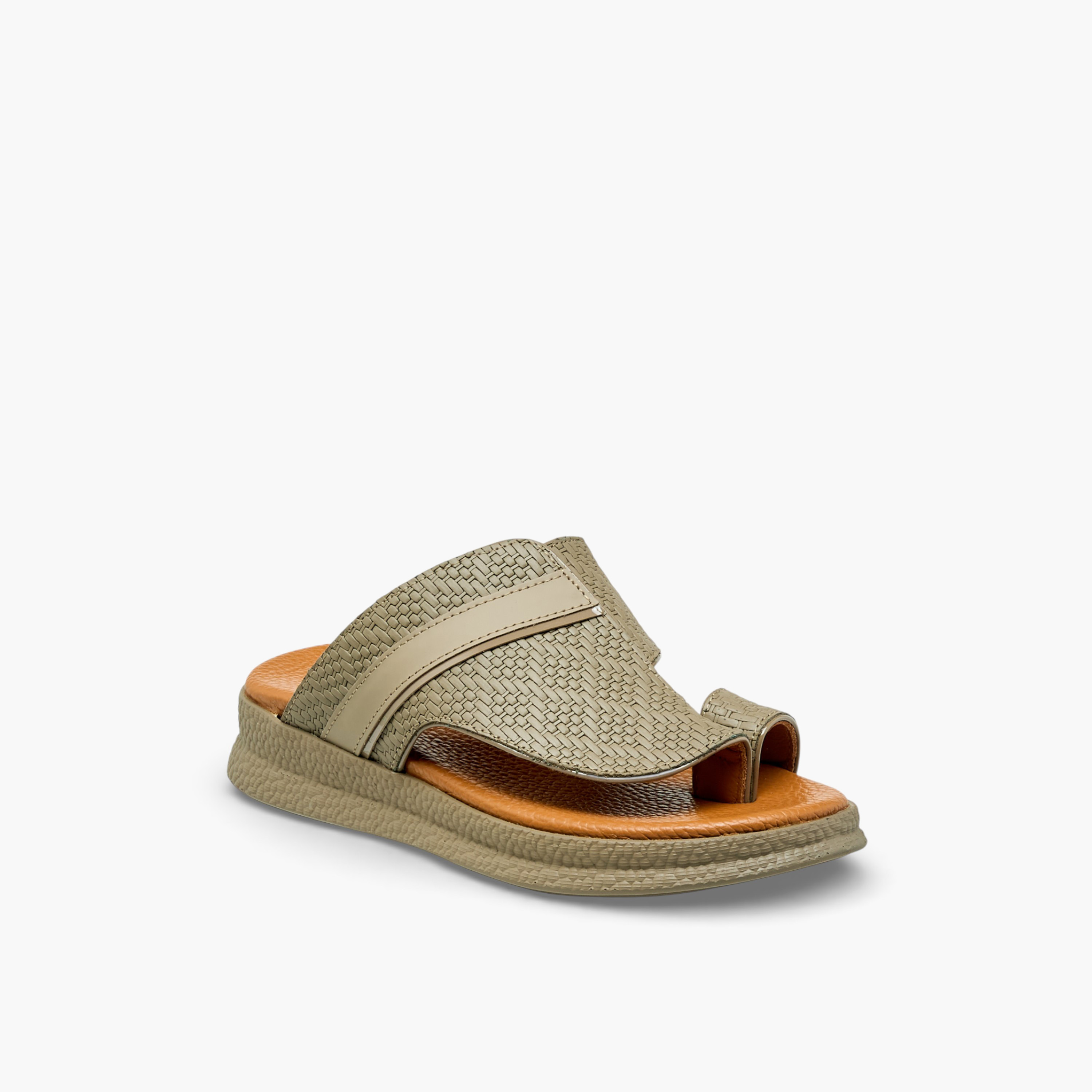 Mister Duchini Boys Leather Arabic Sandals-boys-shoes-sandals-image-2