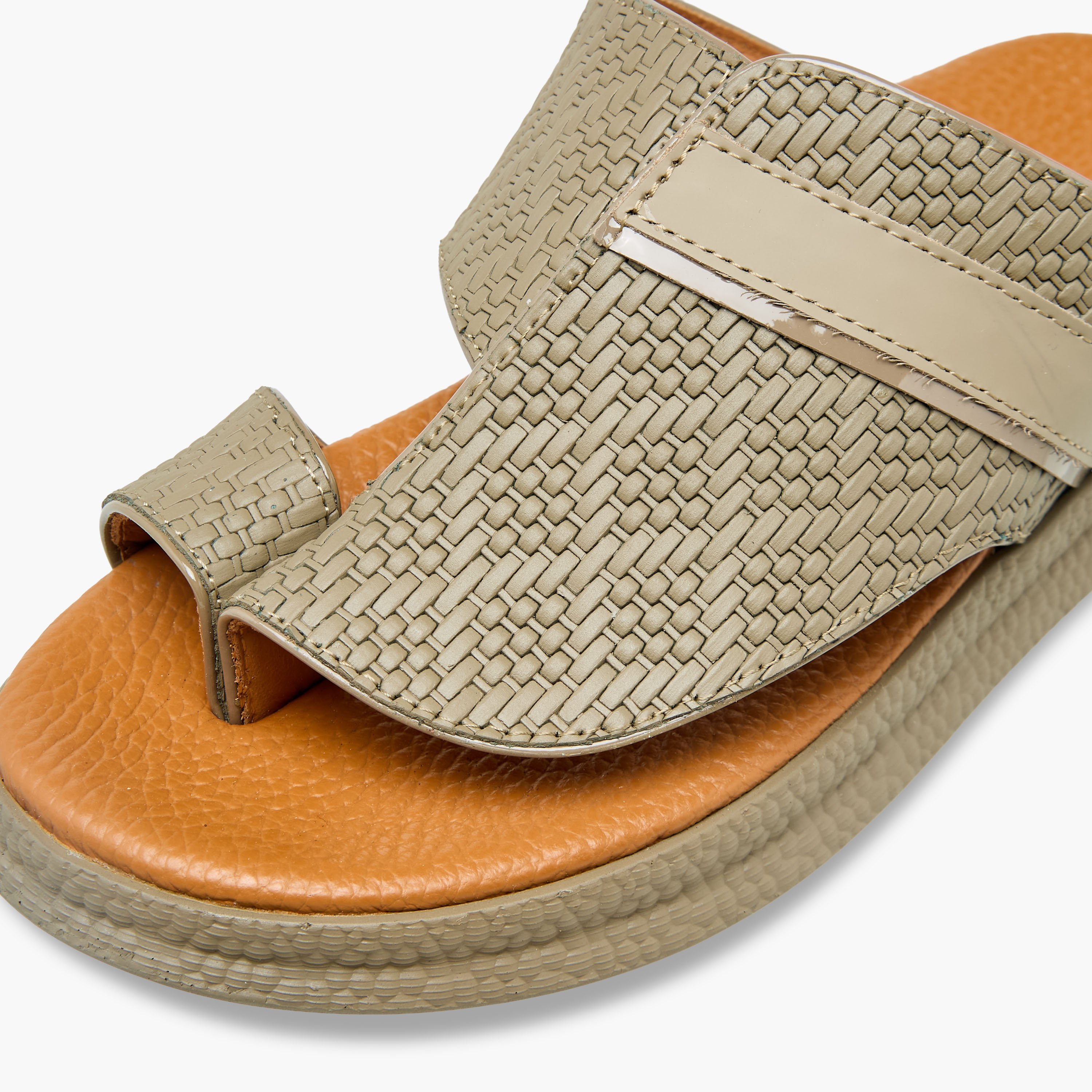Mister Duchini Boys Leather Arabic Sandals-boys-shoes-sandals-image-4