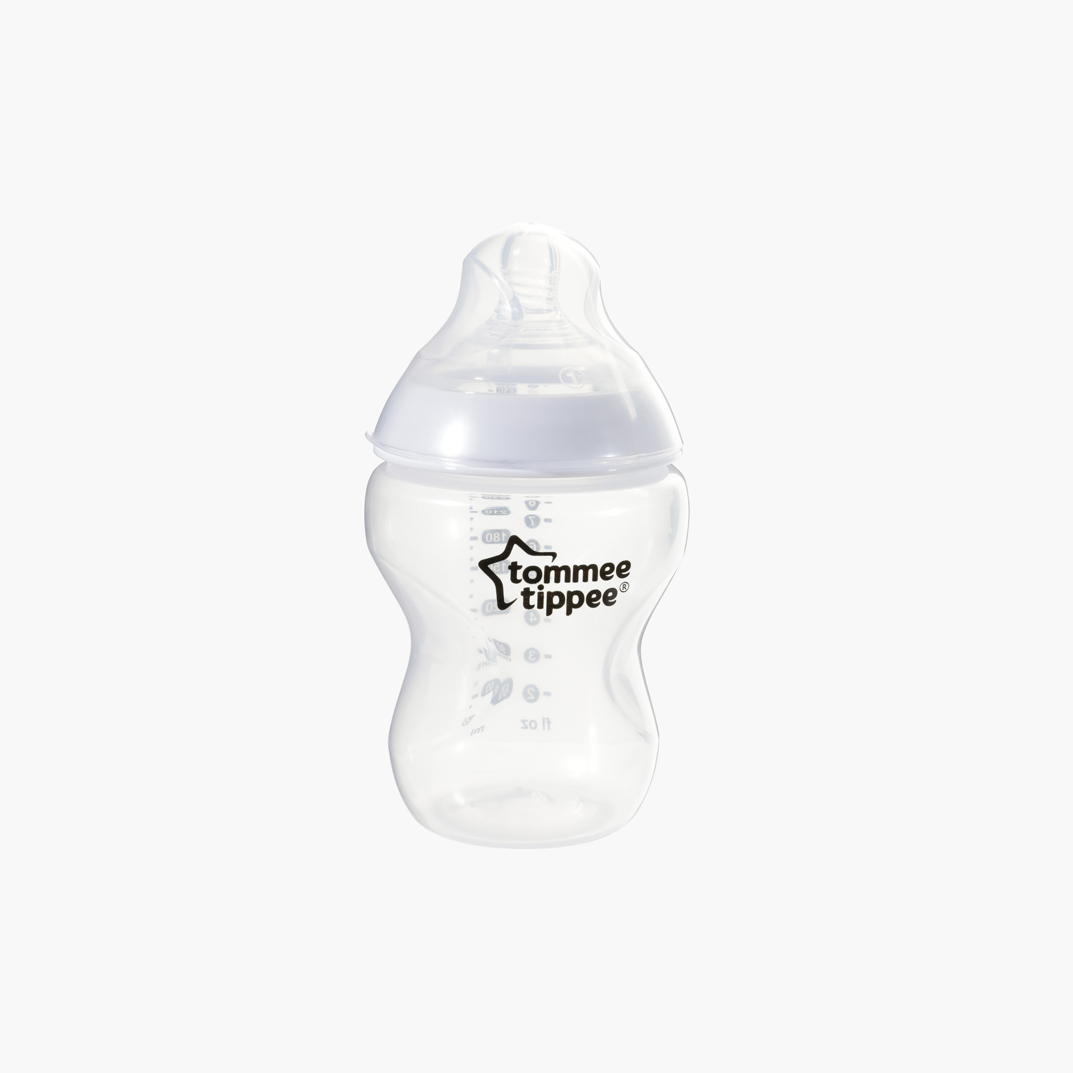 Tommee Tippee Closer to Nature Feeding Bottle - 260ml-baby-feeding-feedingbottles-bottlesandteats-image-1
