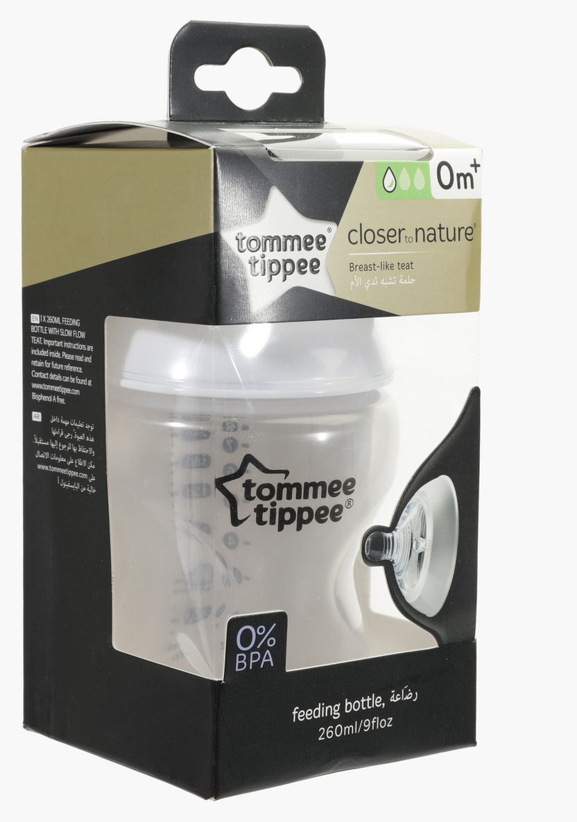 Tommee Tippee Closer to Nature Feeding Bottle - 260ml-Bottles and Teats-image-2