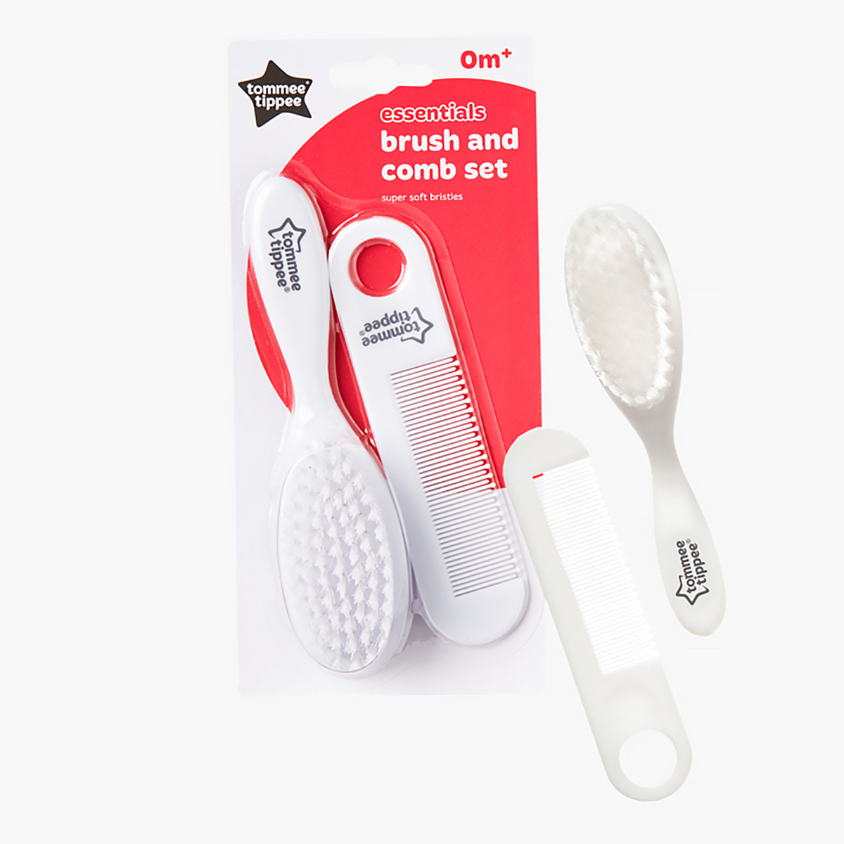 طقم فرشاة شعر ومشط من تومي تيبي-baby-bathandcare-hairbodyskincare-image-1
