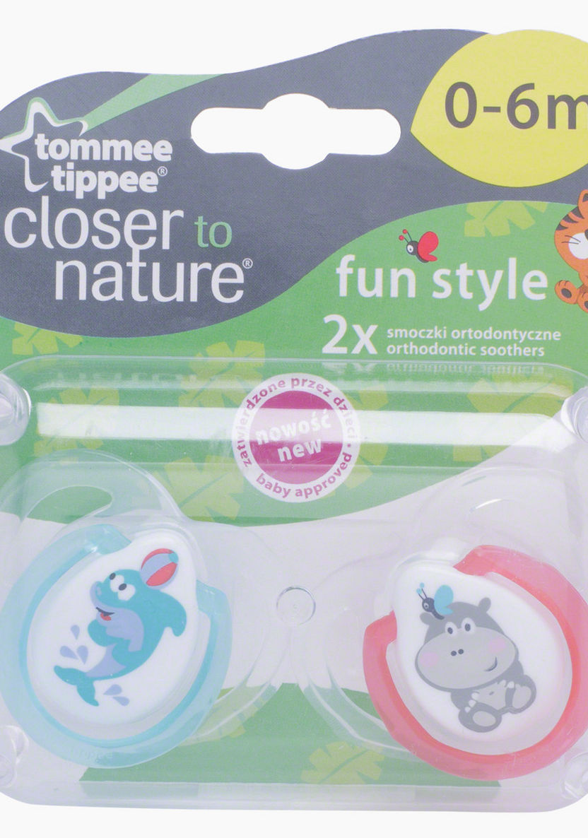Tommee Tippee Fun Style Soother - Pack of 2-Pacifiers-image-1