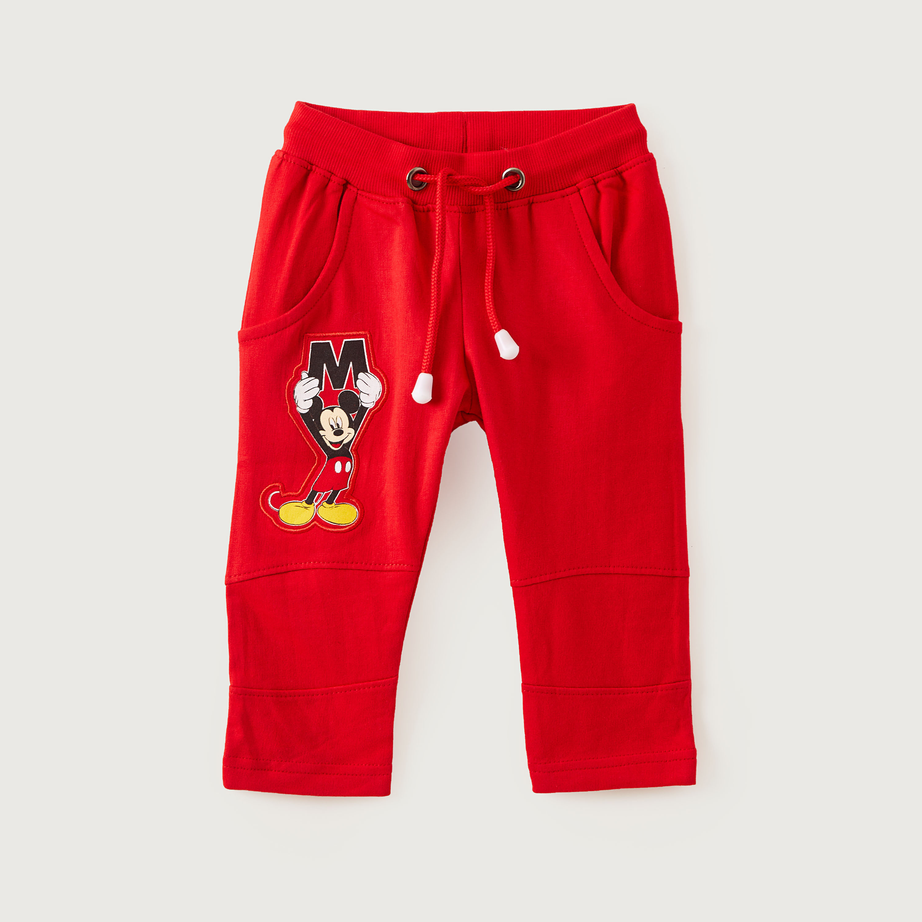 Red Mickey Face Disney Men's Pants Lounge Pants - Walmart.com