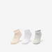 Textured Frill Ankle Length Socks - Set of 3-Girl%27s Socks & Tights-thumbnail-0