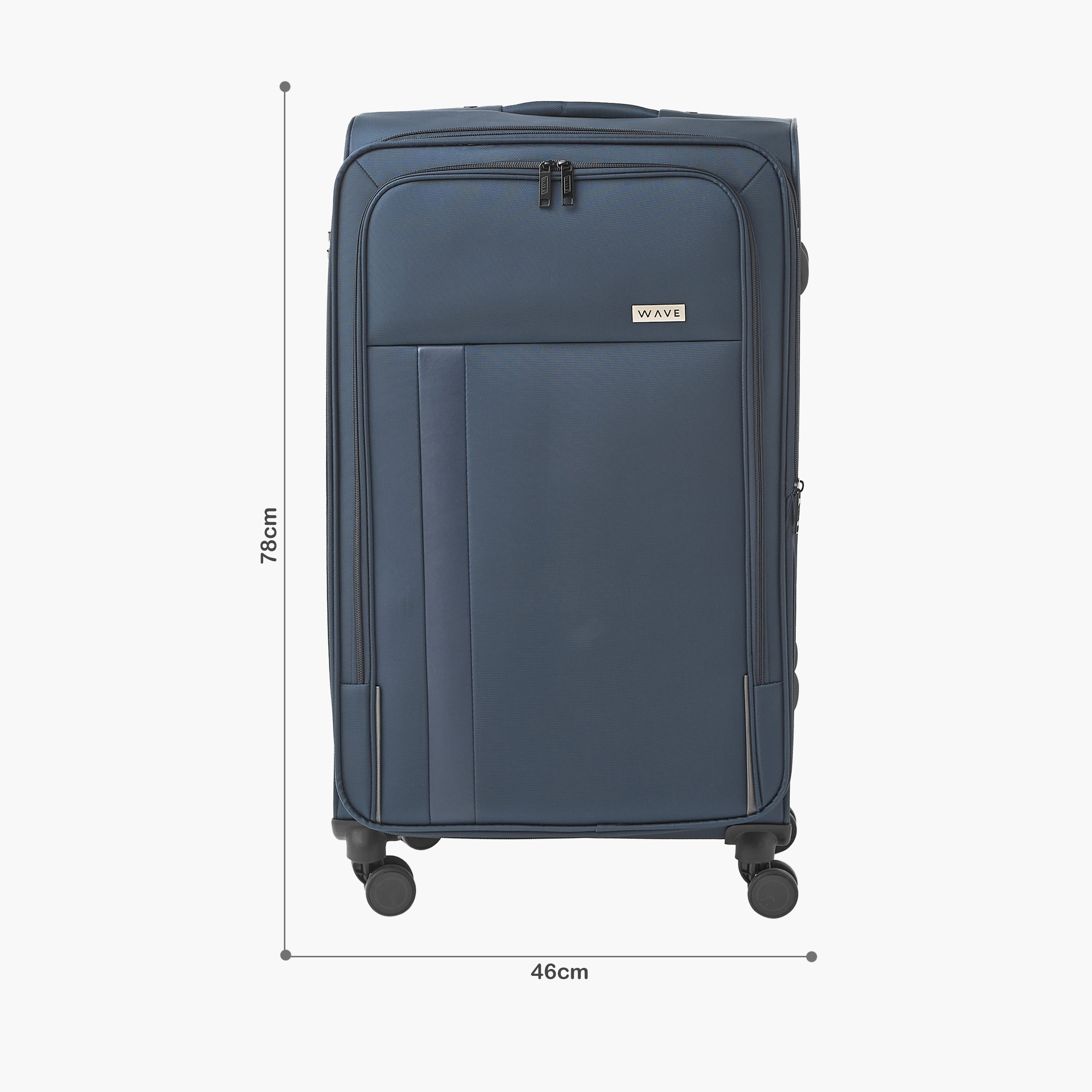 WAVE Solid Softcase Trolley Bag with Retractable Handle - Set of 3-travel-luggagesandbags-luggage-image-2