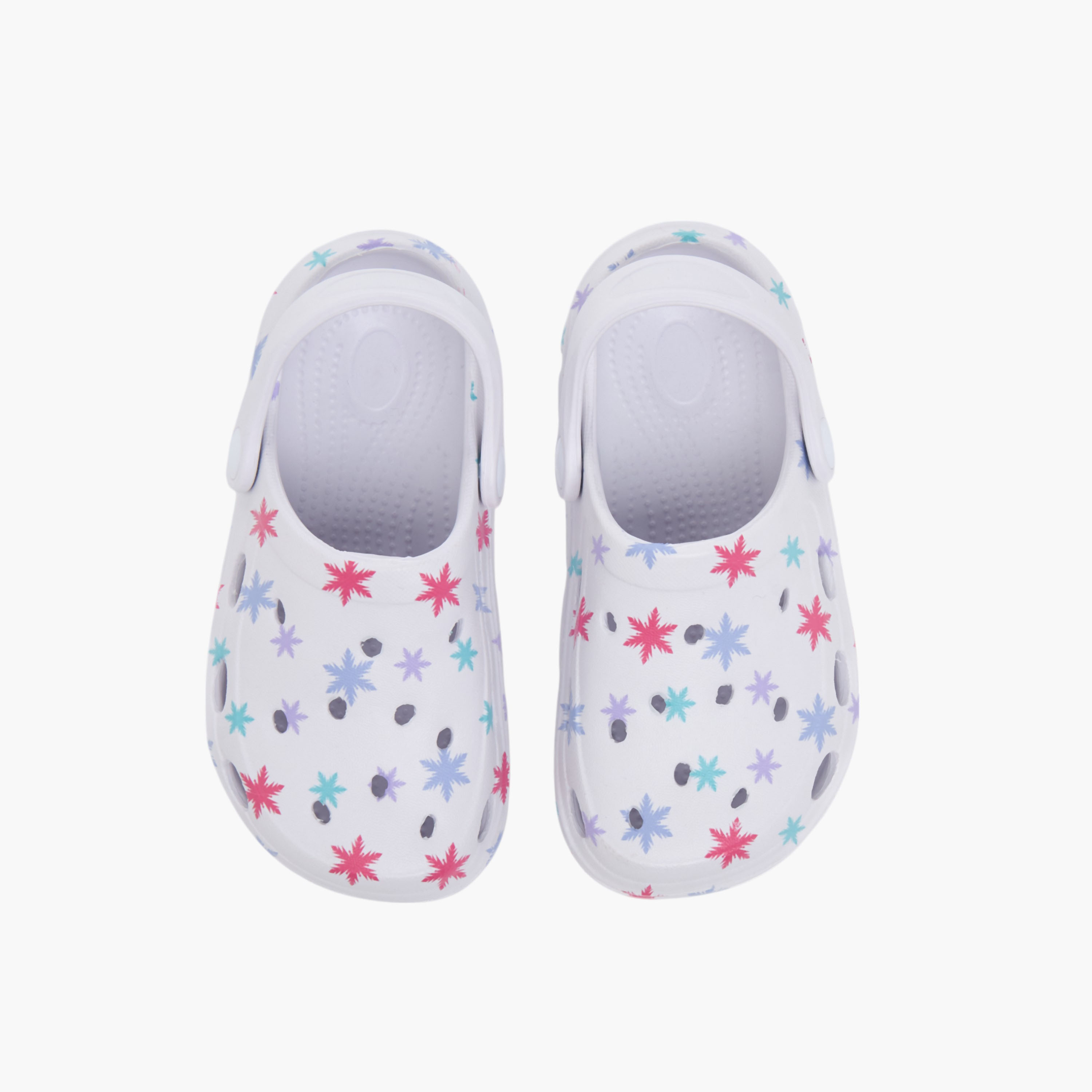 Aqua Printed Clogs with Backstrap-boys-shoes-flipflopsandslides-image-1