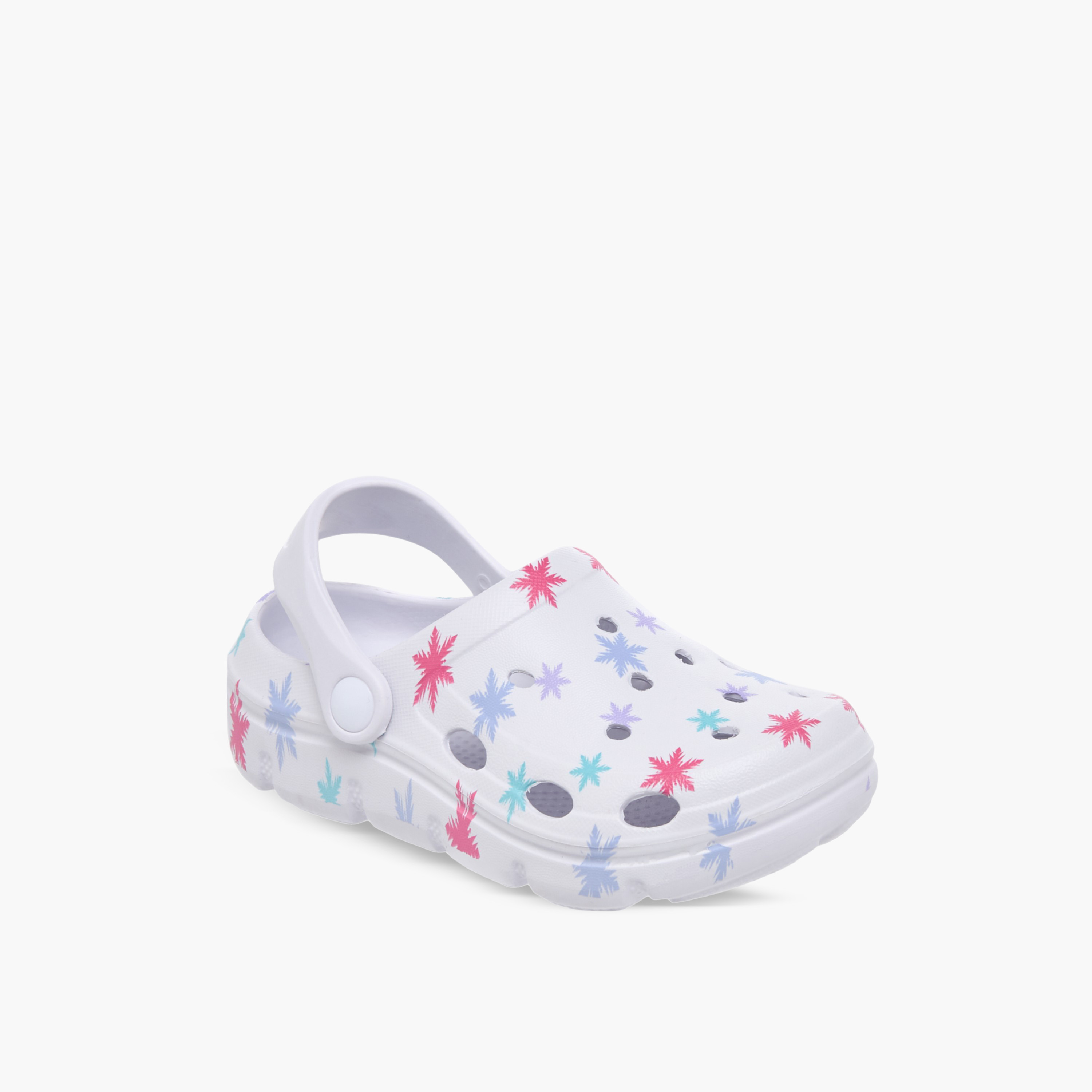 Aqua Printed Clogs with Backstrap-boys-shoes-flipflopsandslides-image-2