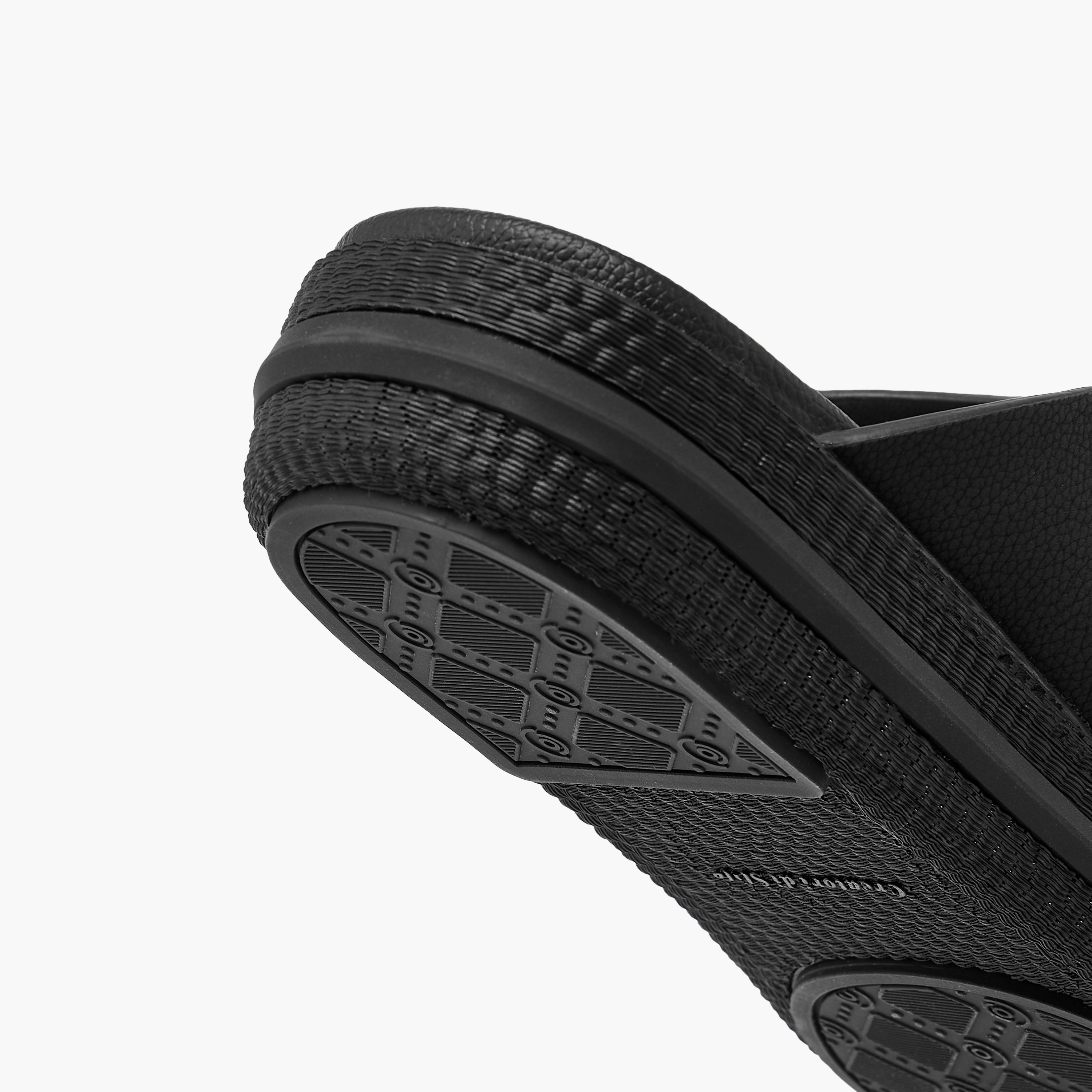 Le Confort Textured Slip On Cross-Strap Sandals-men-shoes-sandals-image-6