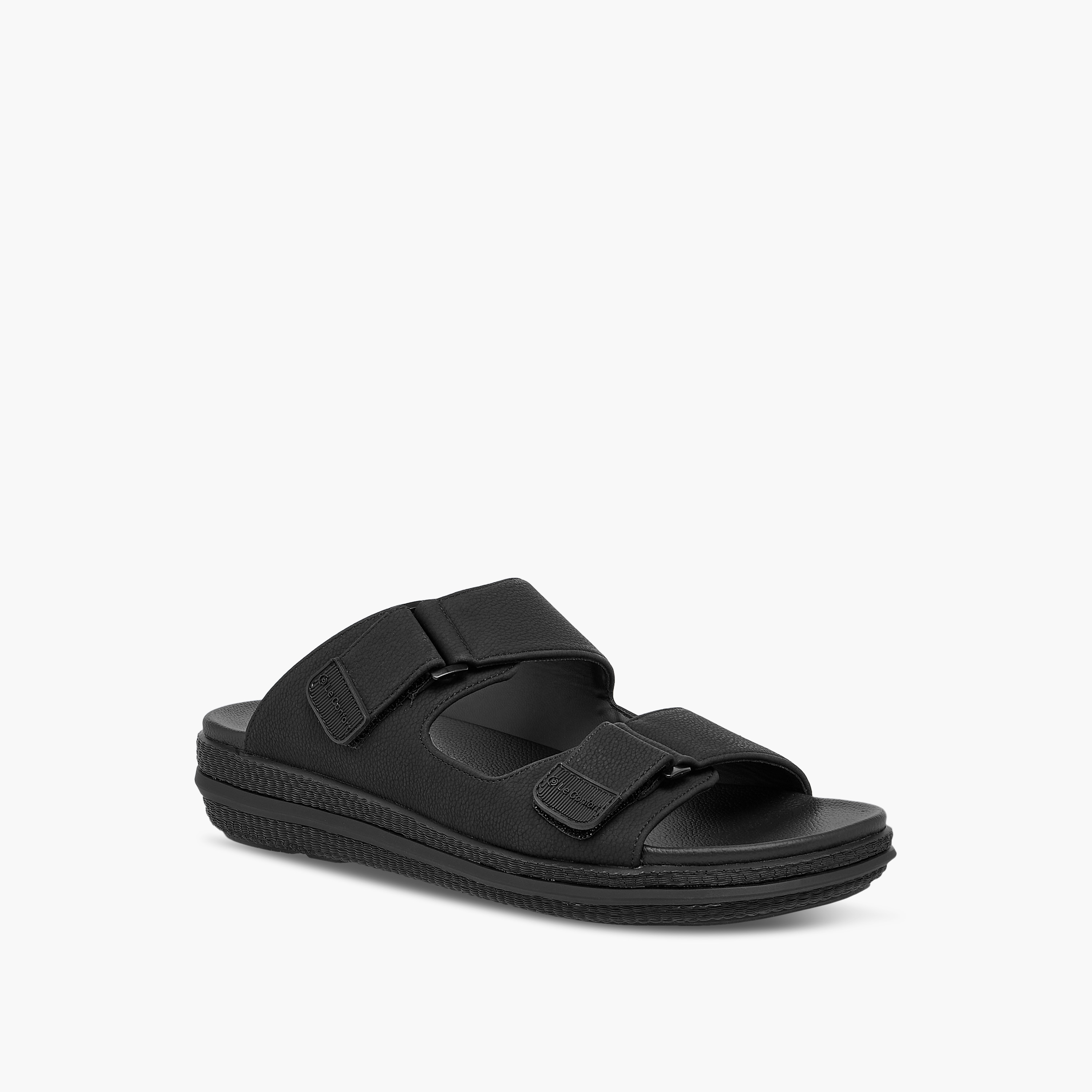 Le Confort Textured Slip-On Comfort Sandals-men-shoes-sandals-image-2