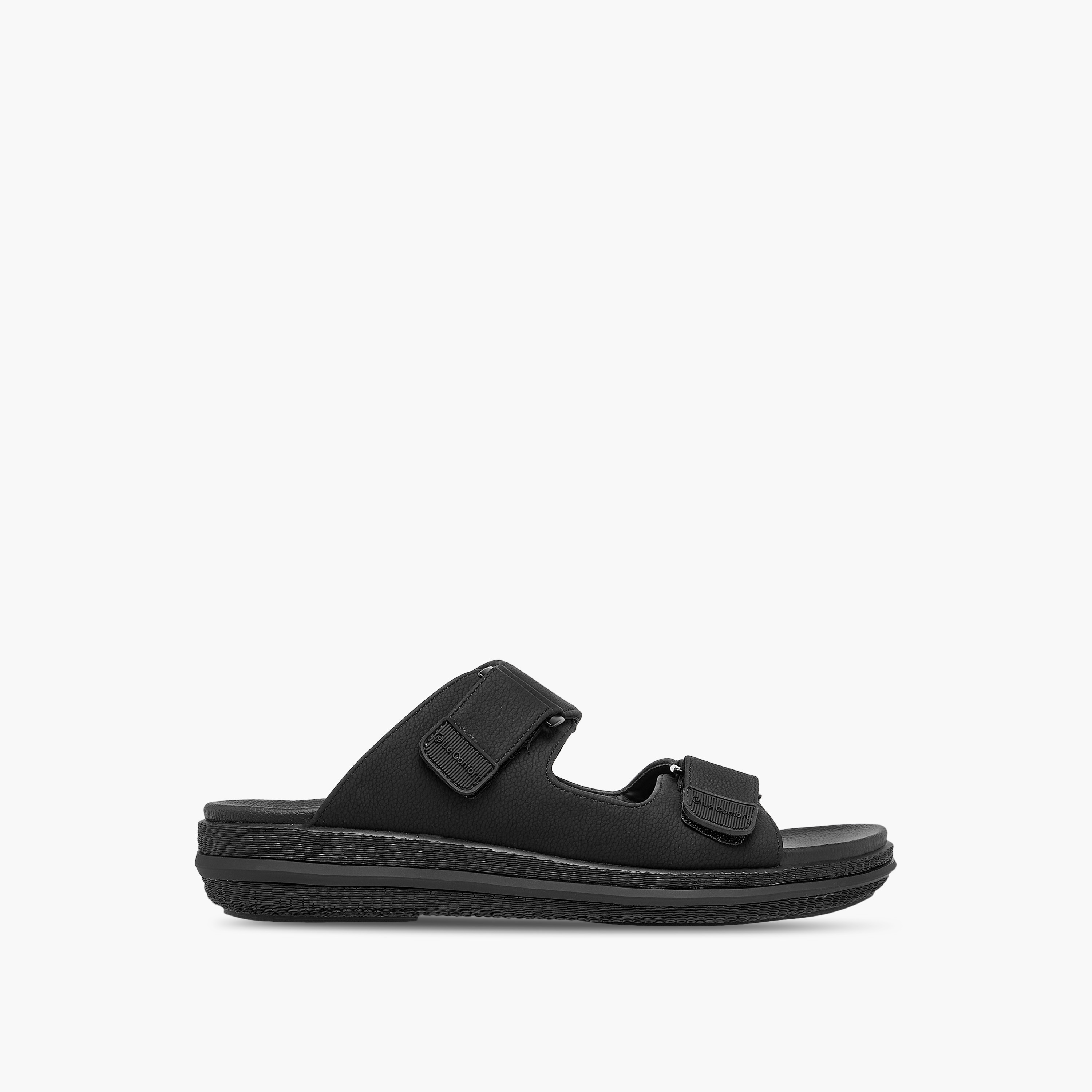 Le Confort Textured Slip-On Comfort Sandals-men-shoes-sandals-image-3