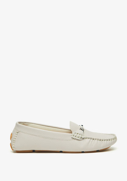 Le Confort Textured Slip-On Loafers-Women%27s Casual Shoes-image-0