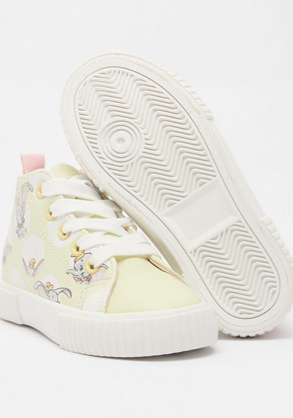 Disney Dumbo Print Canvas Shoes with Zip Closure-Girl%27s Casual Shoes-image-4
