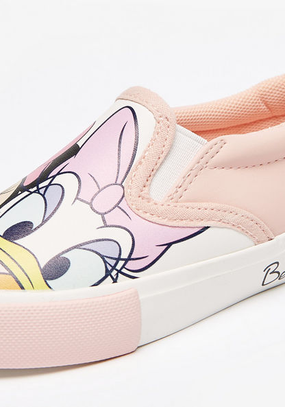 Disney Minnie and Daisy Print Slip-On Sneakers